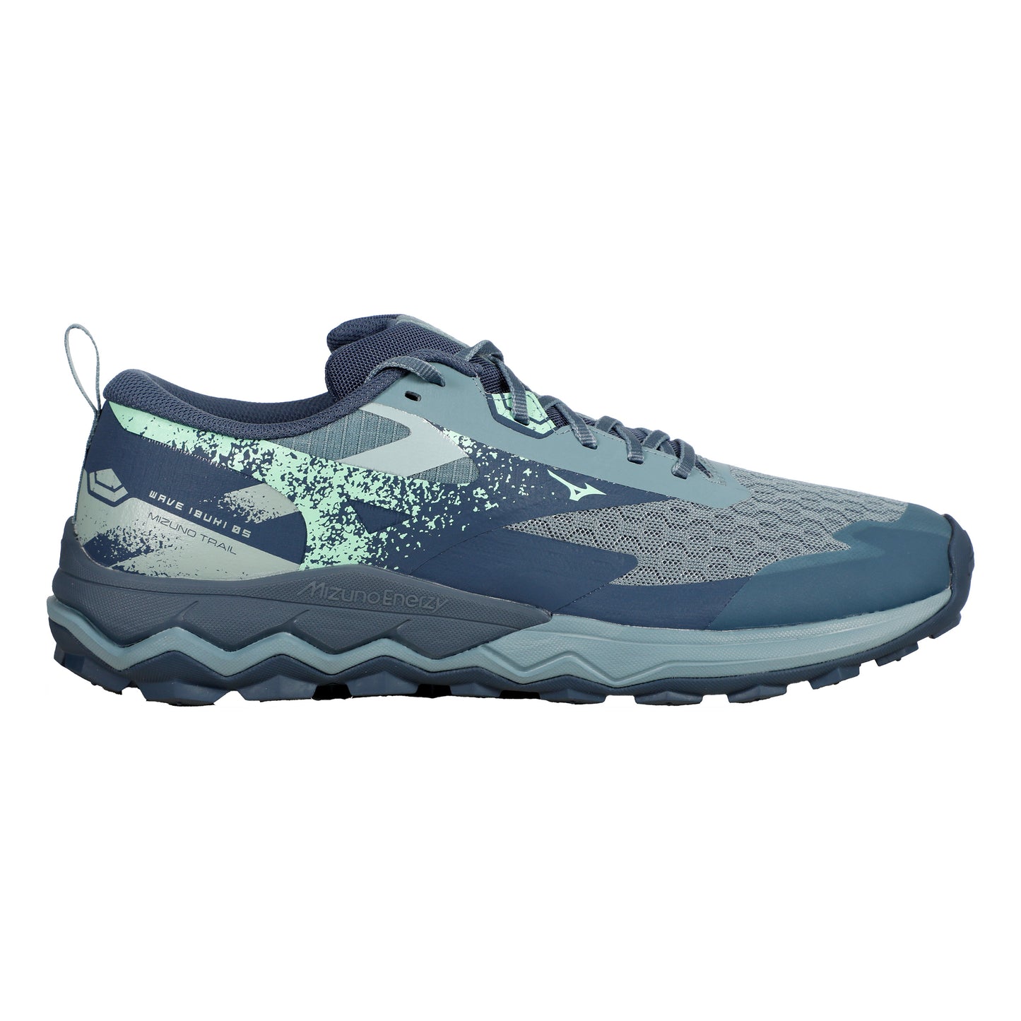 Mizuno Wave Ibuki 5 Trail Running Shoe Men-Petrol,Dark Blue