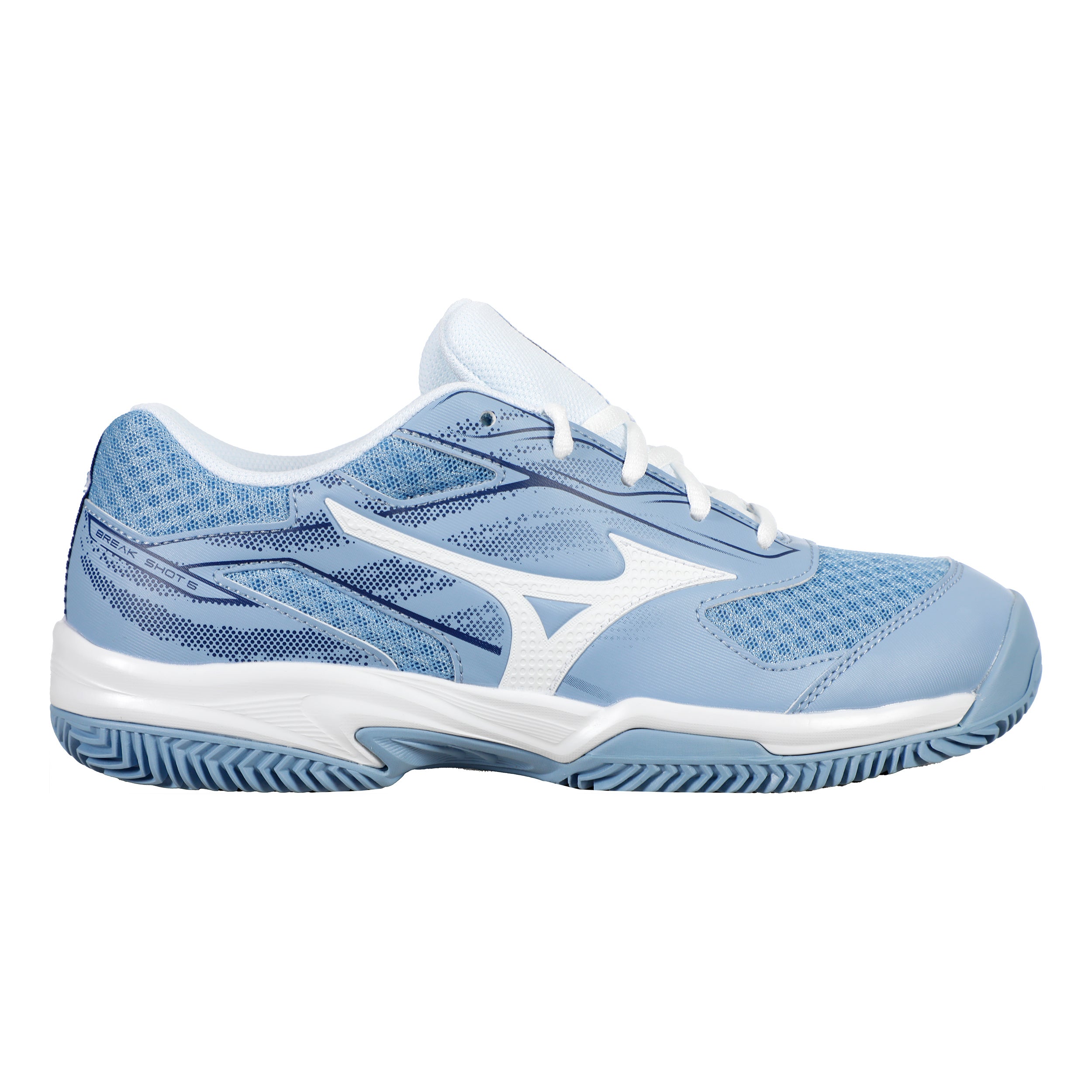 Mizuno Break Shot 5 Clay Court Shoe Women-Blue,White