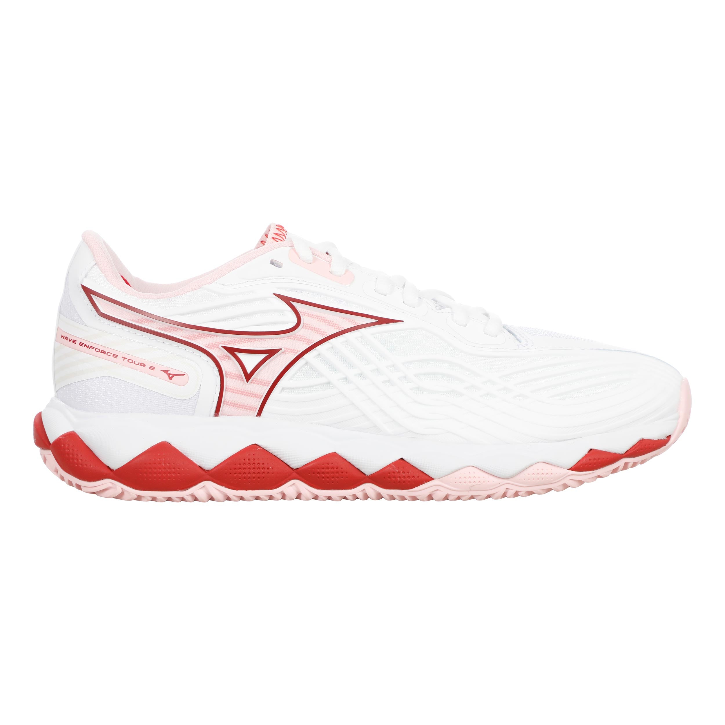 Wave Enforce Tour 2 Clay court shoe Women - white, berry | Tennis