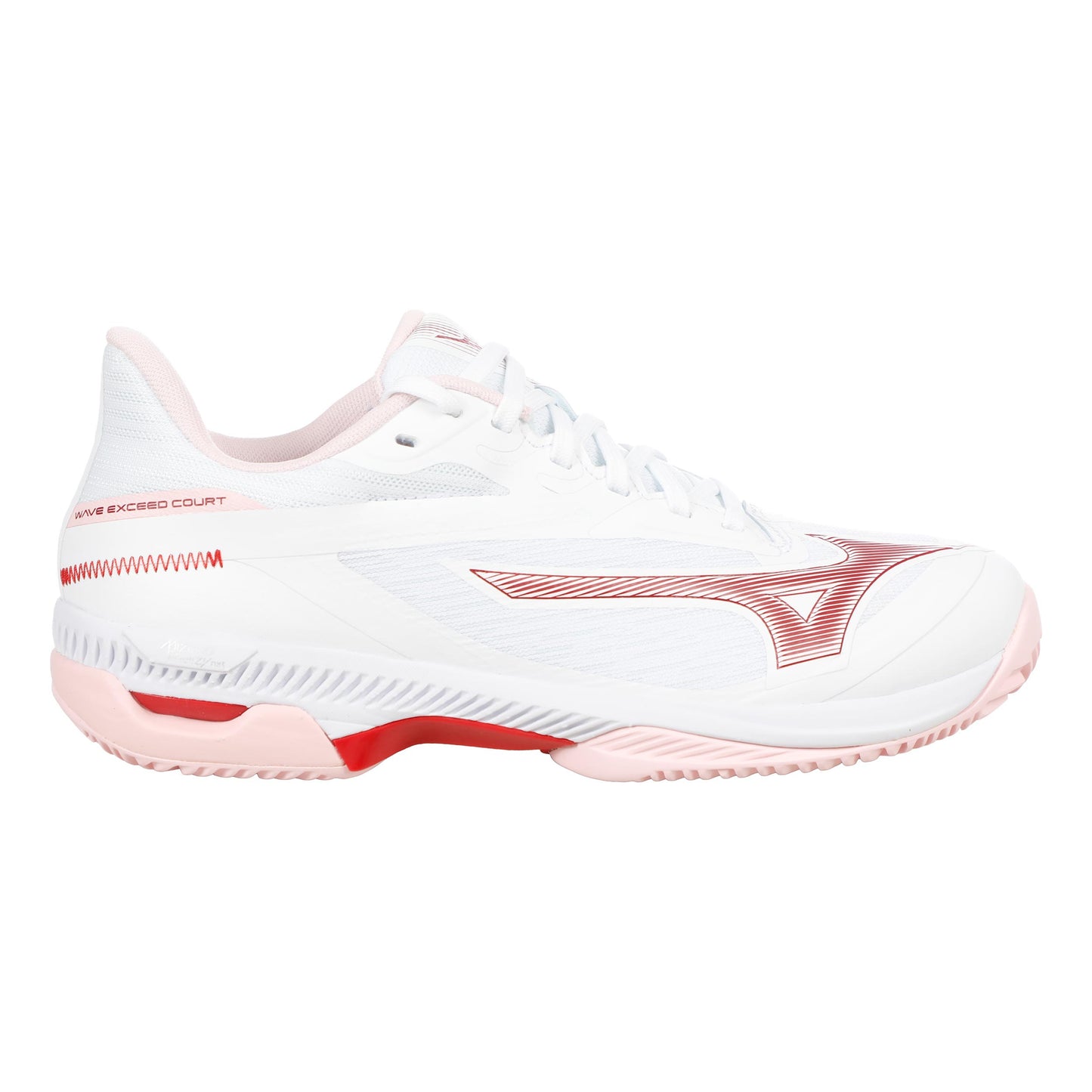 Mizuno Wave Exceed Court Clay court shoe Men-white, berry