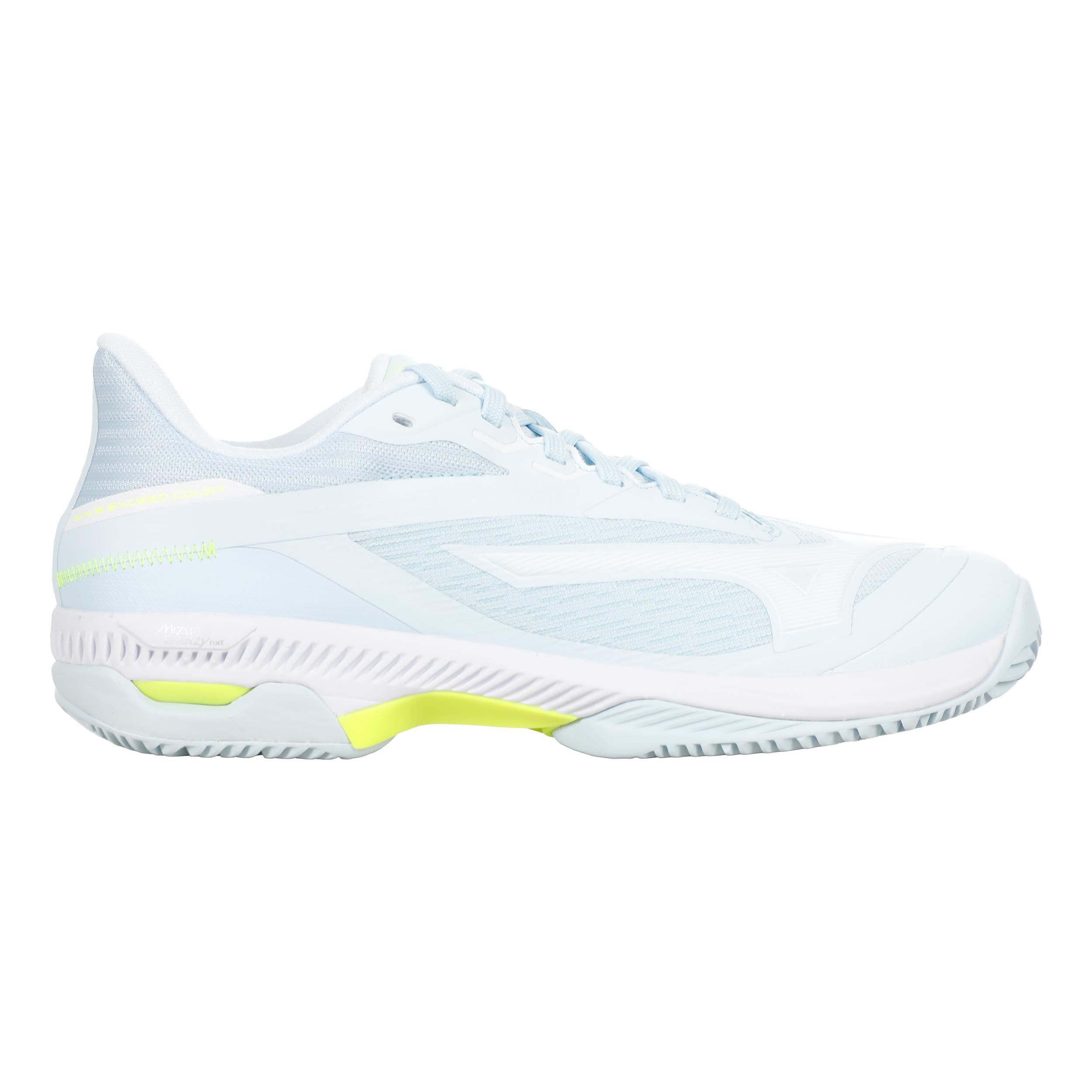 Mizuno Wave Exceed Court Clay court shoe Women - white, light blue