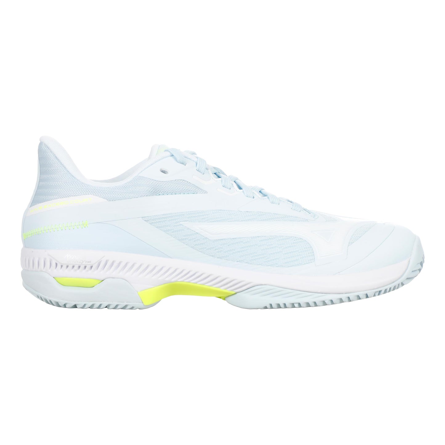 Mizuno Wave Exceed Court Clay court shoe Women - white, light blue