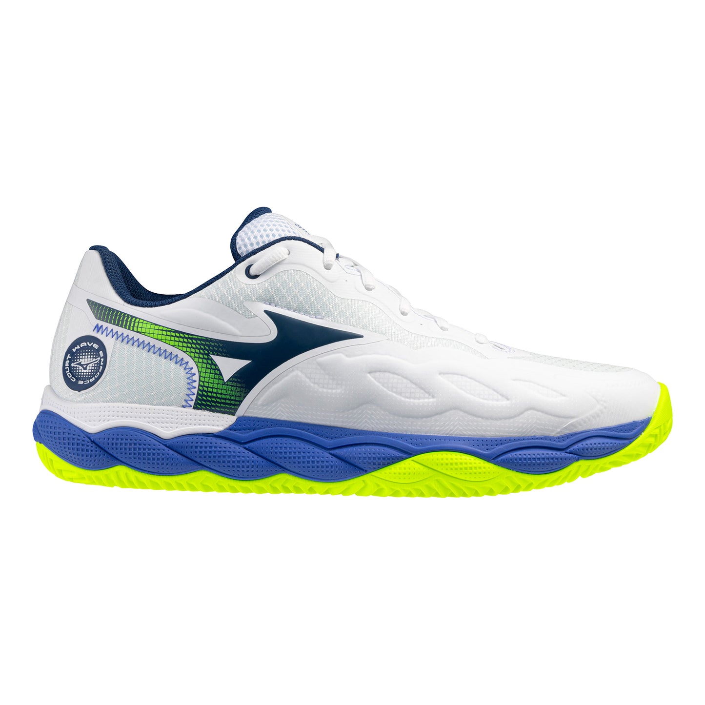 Mizuno Wave Enforce Court Clay court shoe Men - white, blue