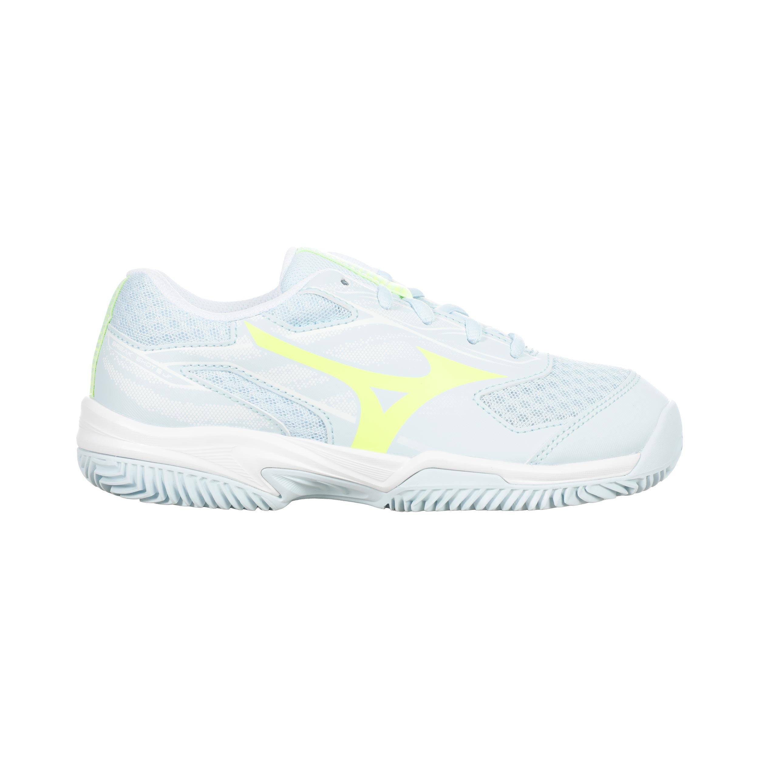 Mizuno Break Shot 5 Clay court shoe Kids - white, light blue