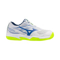 Break Shot 5 Clay court shoe Kids - white, lime