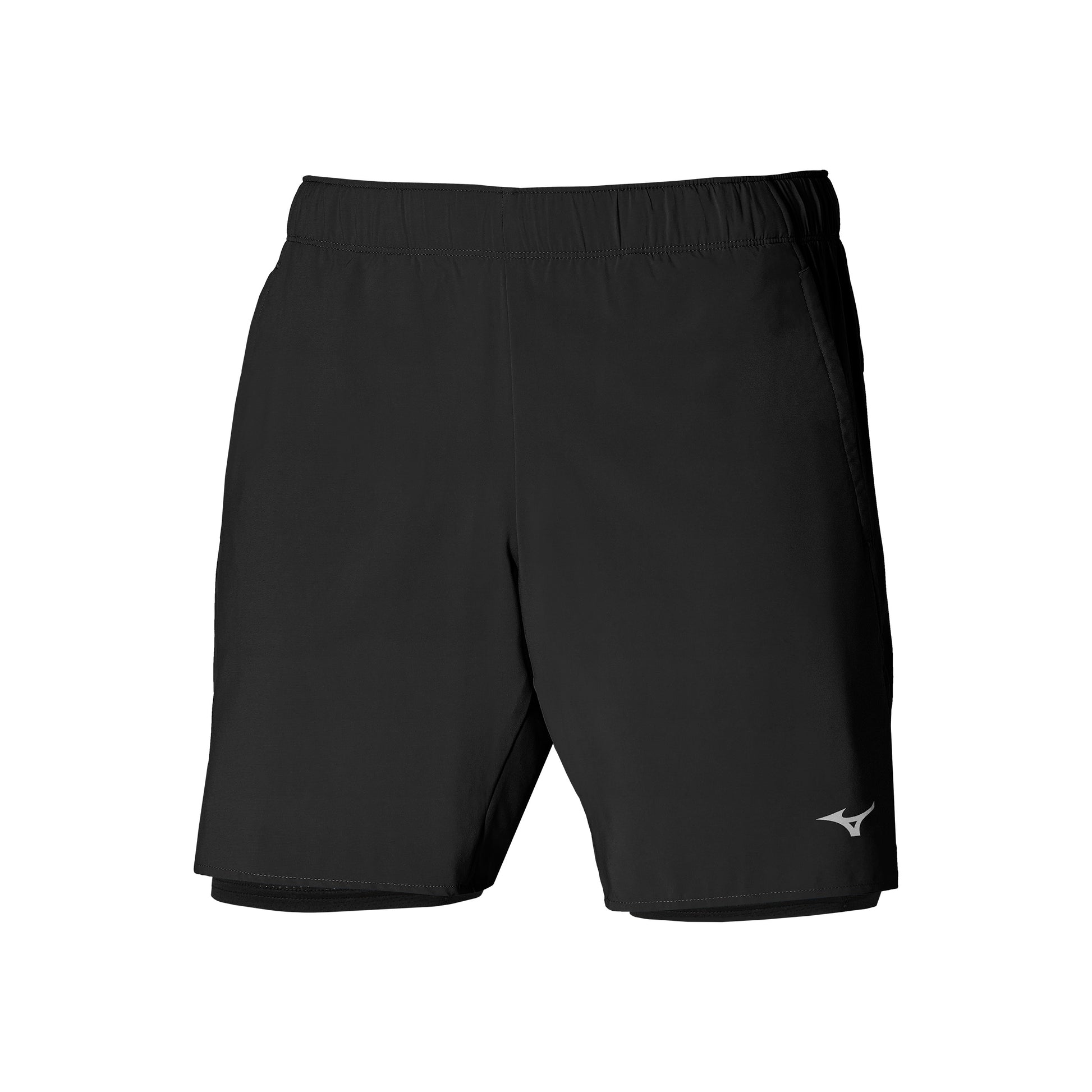 Mizuno Core 7.5 2in1 Running Shorts Men-Black