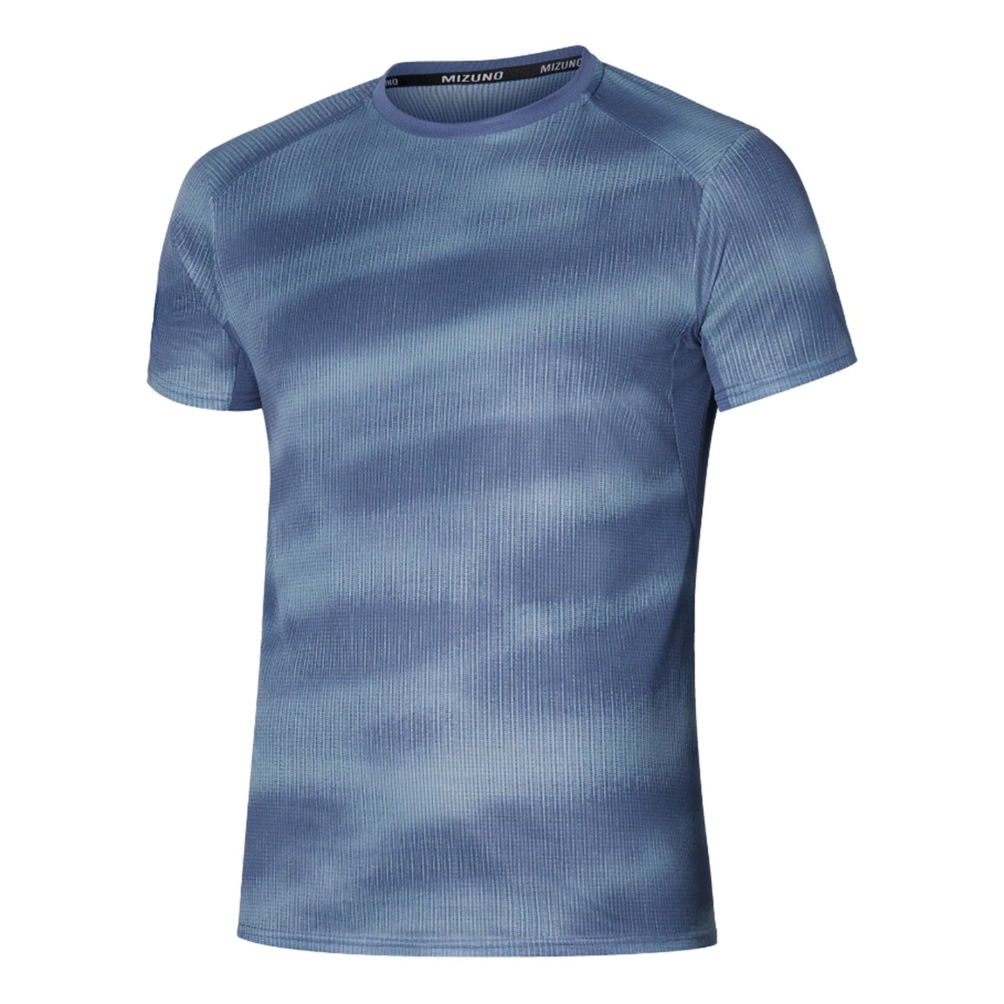 Mizuno DryAeroFlow Graphic Running Shirt Men-Blue,Light Blue