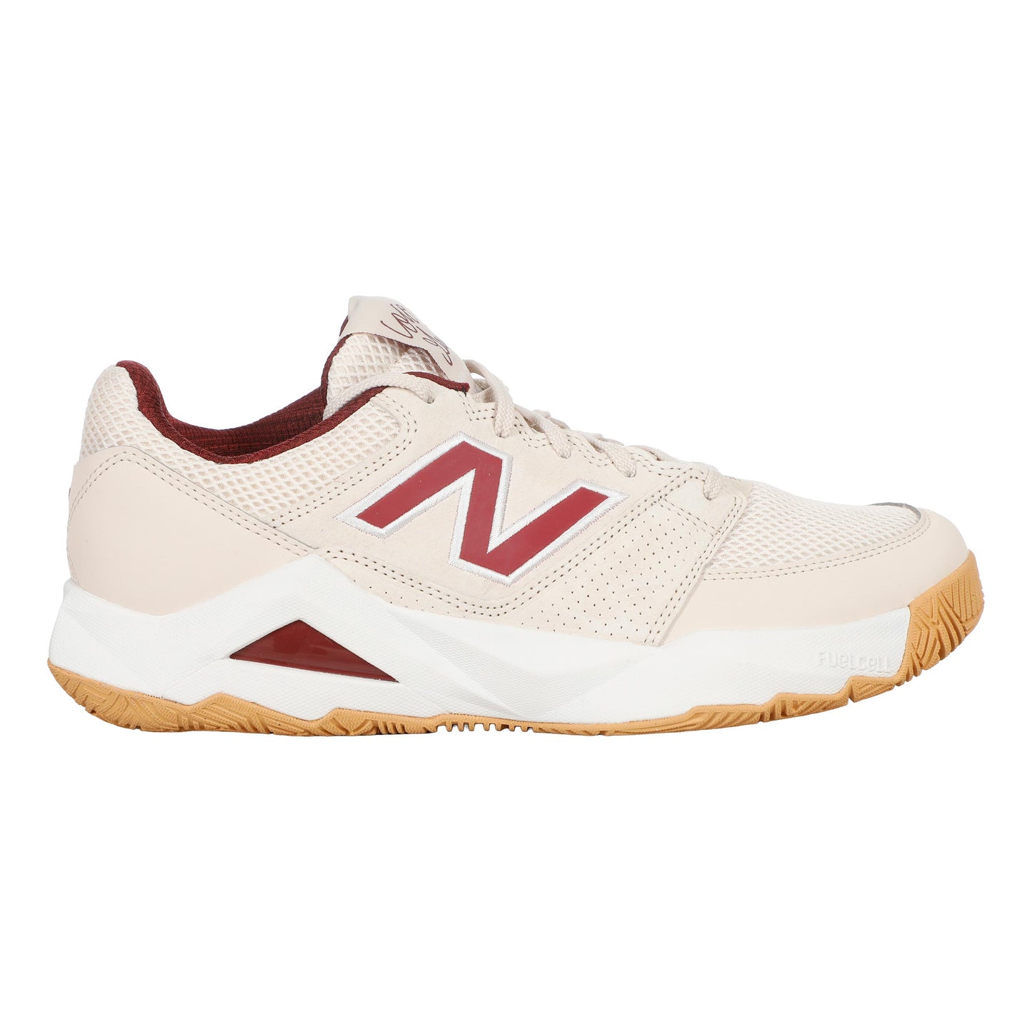 New Balance Coco Del Ray Allcourtschuh Herren-Weiß,Dunkelrot