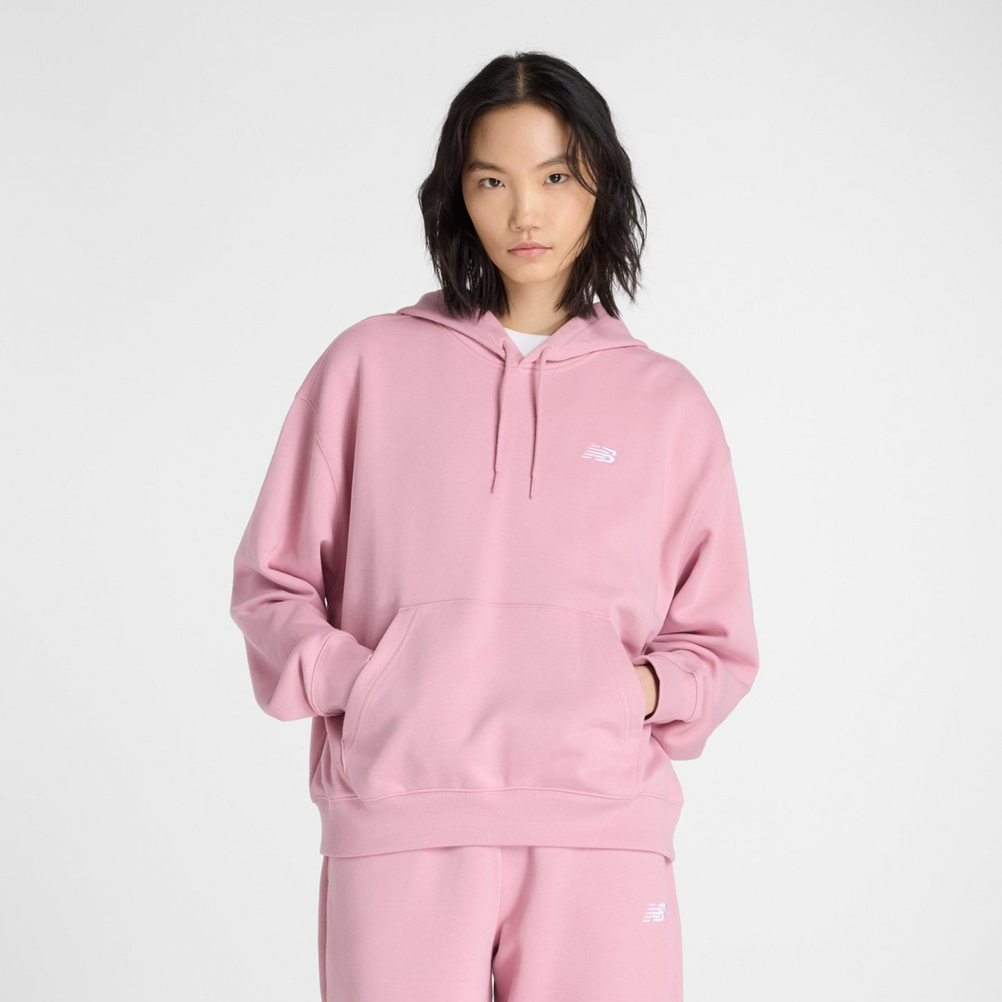 New Balance Essentials French Terry Hoody Women-Pink