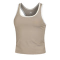 Novelty Tournament Tank-Top Damen - beige,
