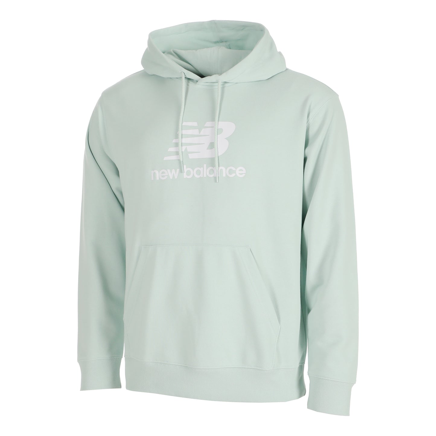 New Balance French Terry Logo Hoodie Hoody Men-Sage