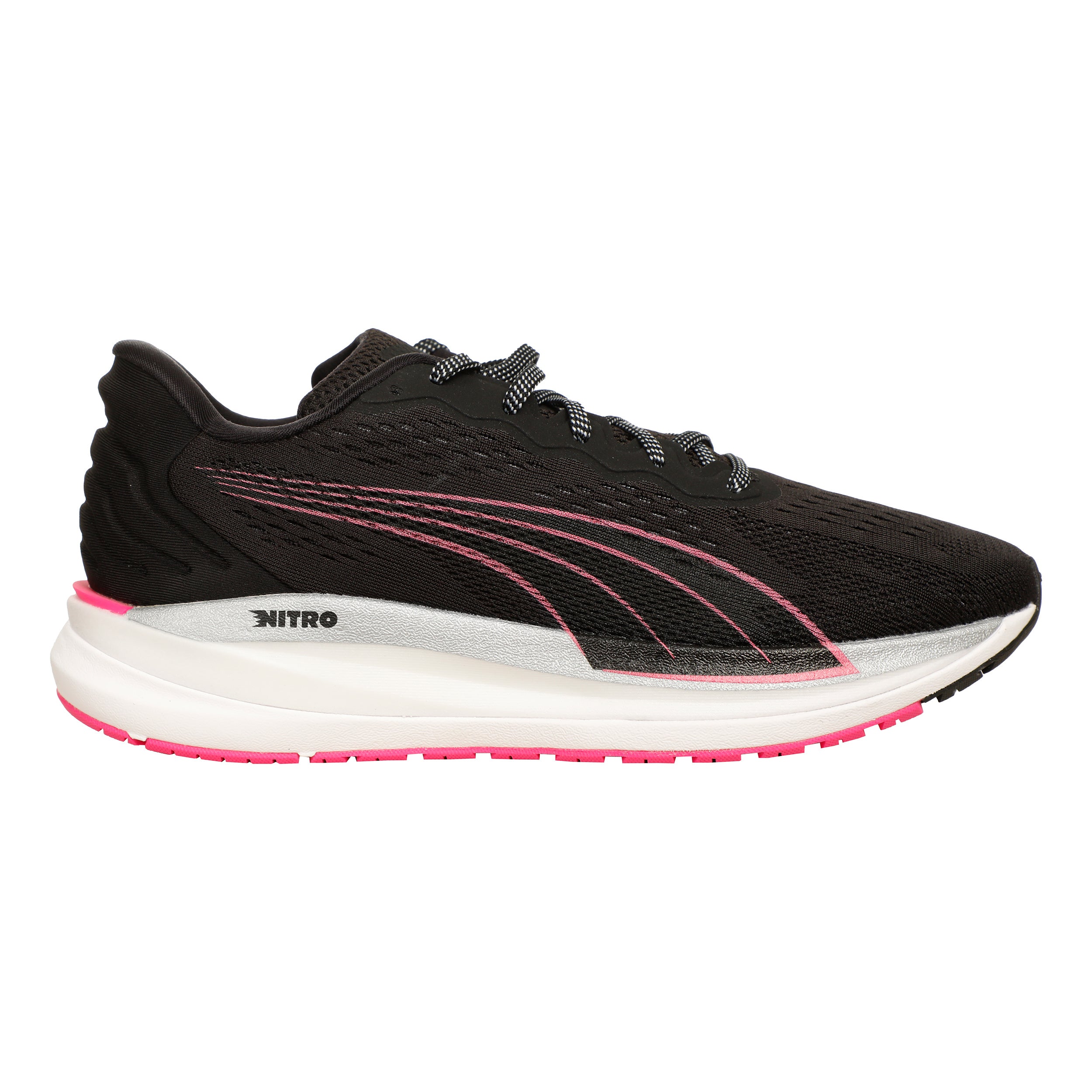 Puma Magnify Nitro Surge Neutral Running Shoe Women-Black,Grey