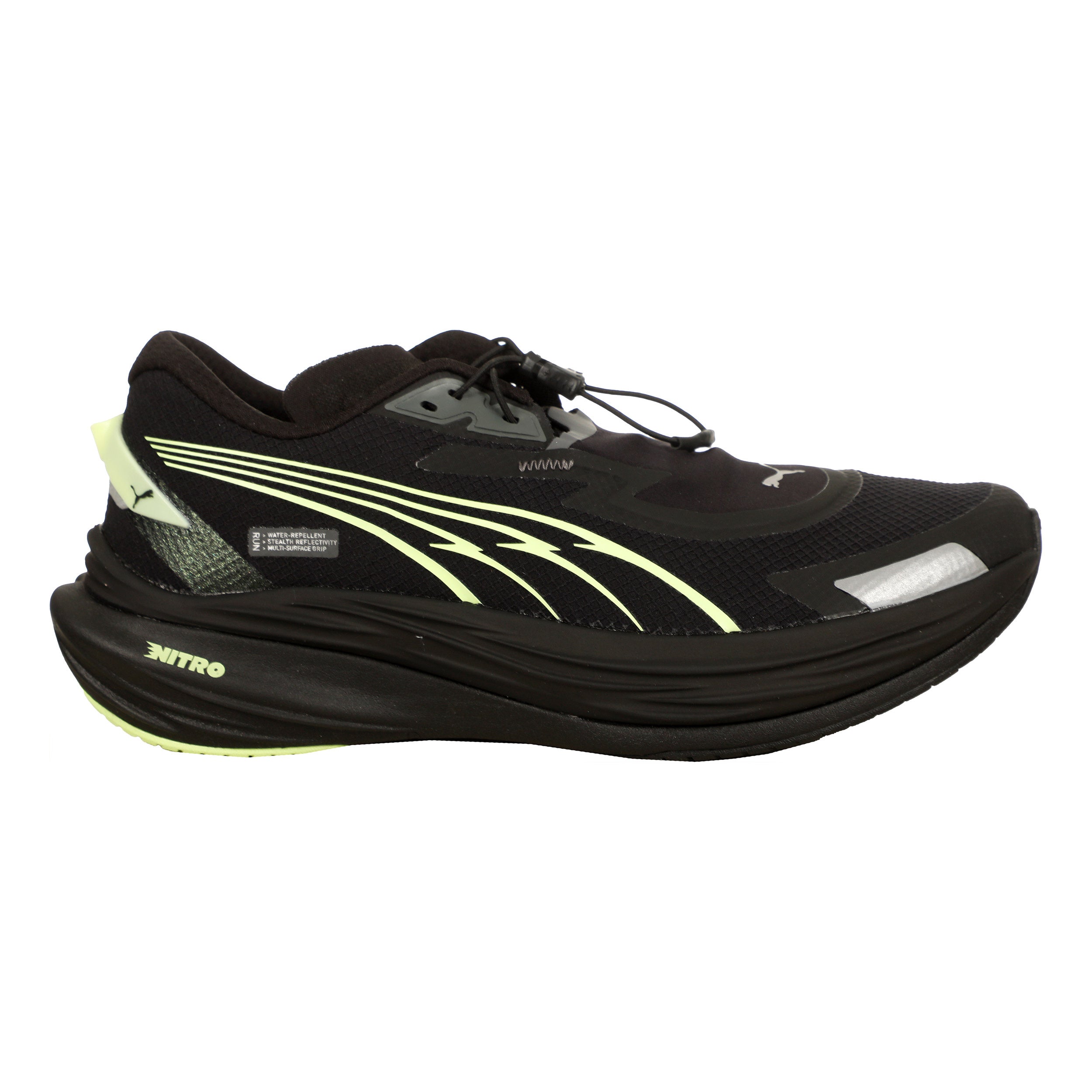 Puma Deviate Nitro 3 WTR+ Neutral Running Shoe Women-Dark Grey,Black