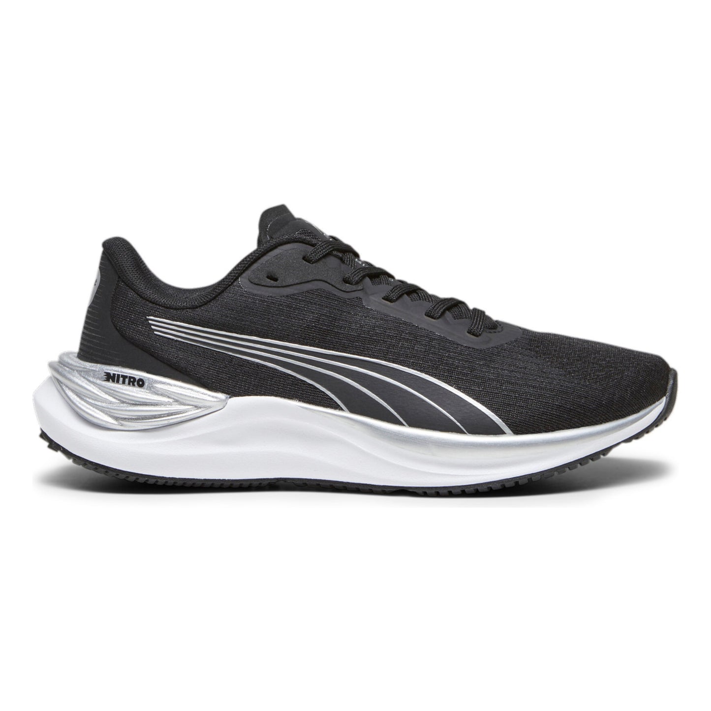 Puma Electrify Nitro 3 Neutralschuh Damen-Schwarz,Silber