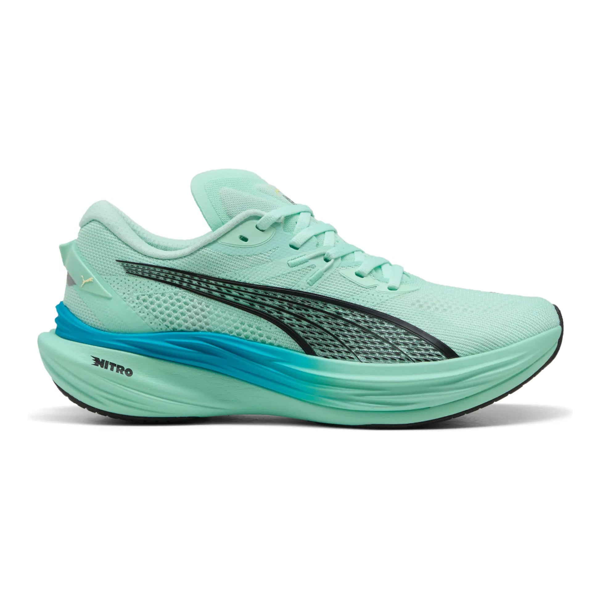 Puma Deviate Nitro 3 Neutral Running Shoe Men-Mint,Blue