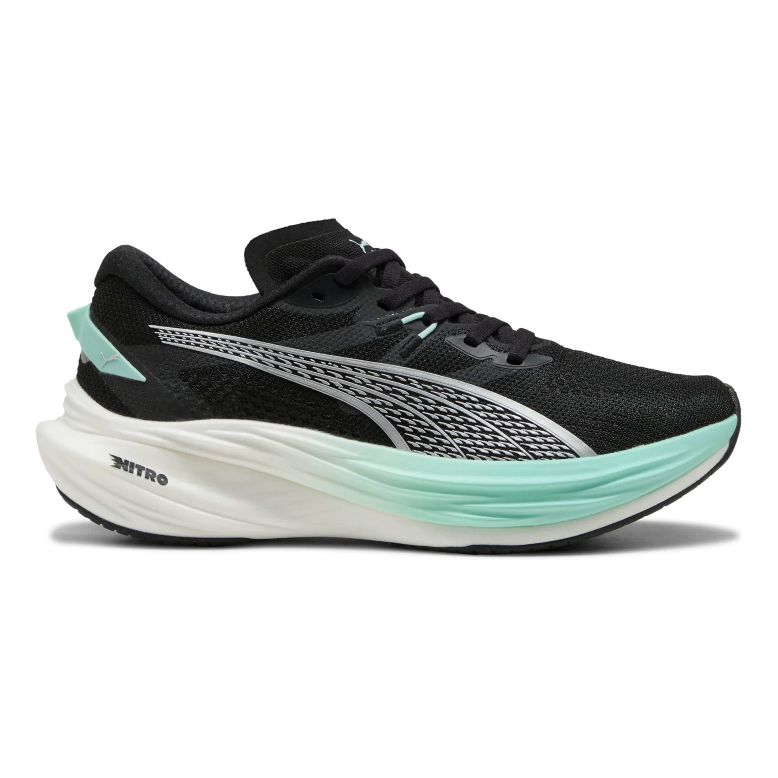 Puma Deviate Nitro 3 Neutral Running Shoe Women-Black,Mint