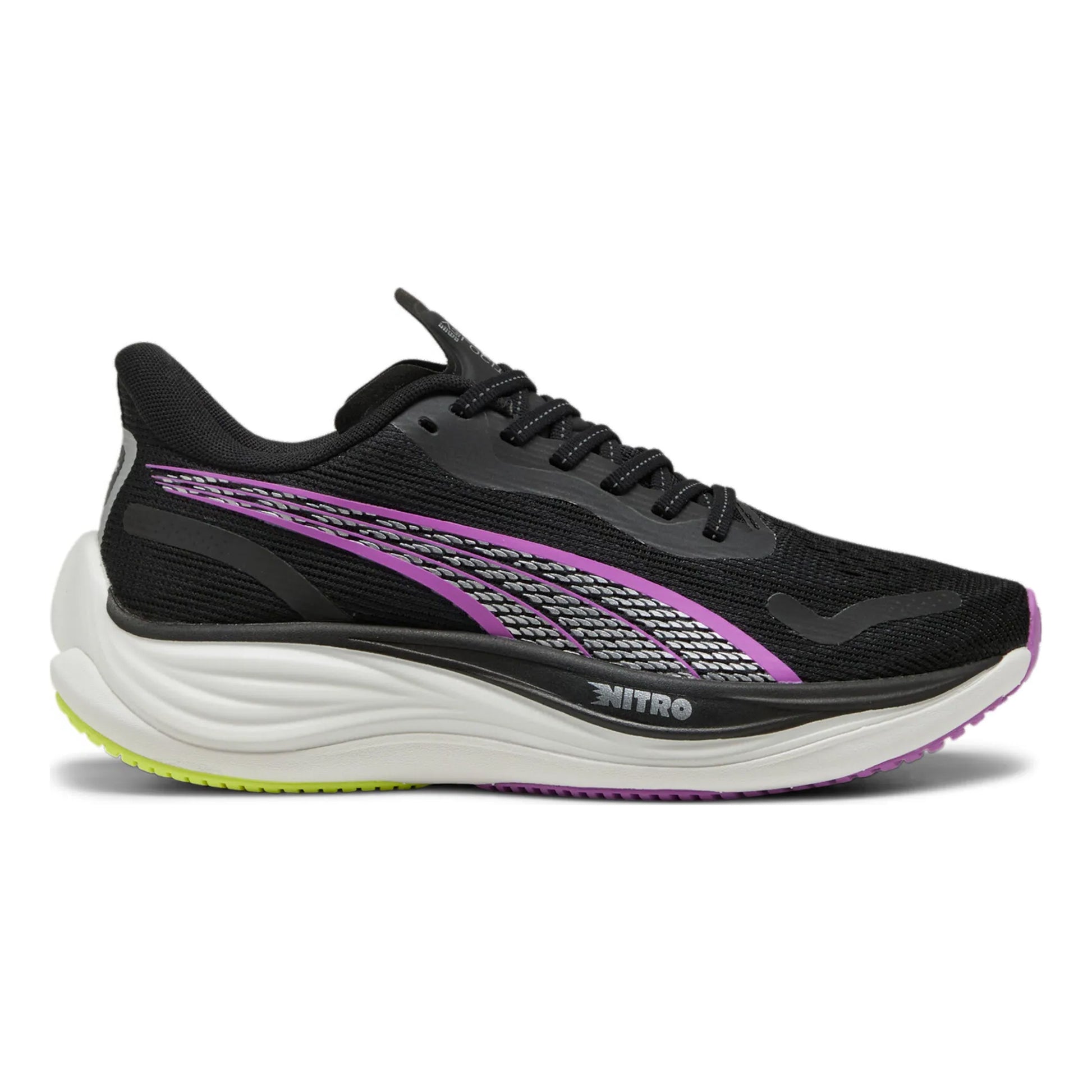 Puma Velocity Nitro 3 Neutralschuh Damen-Schwarz,Lila