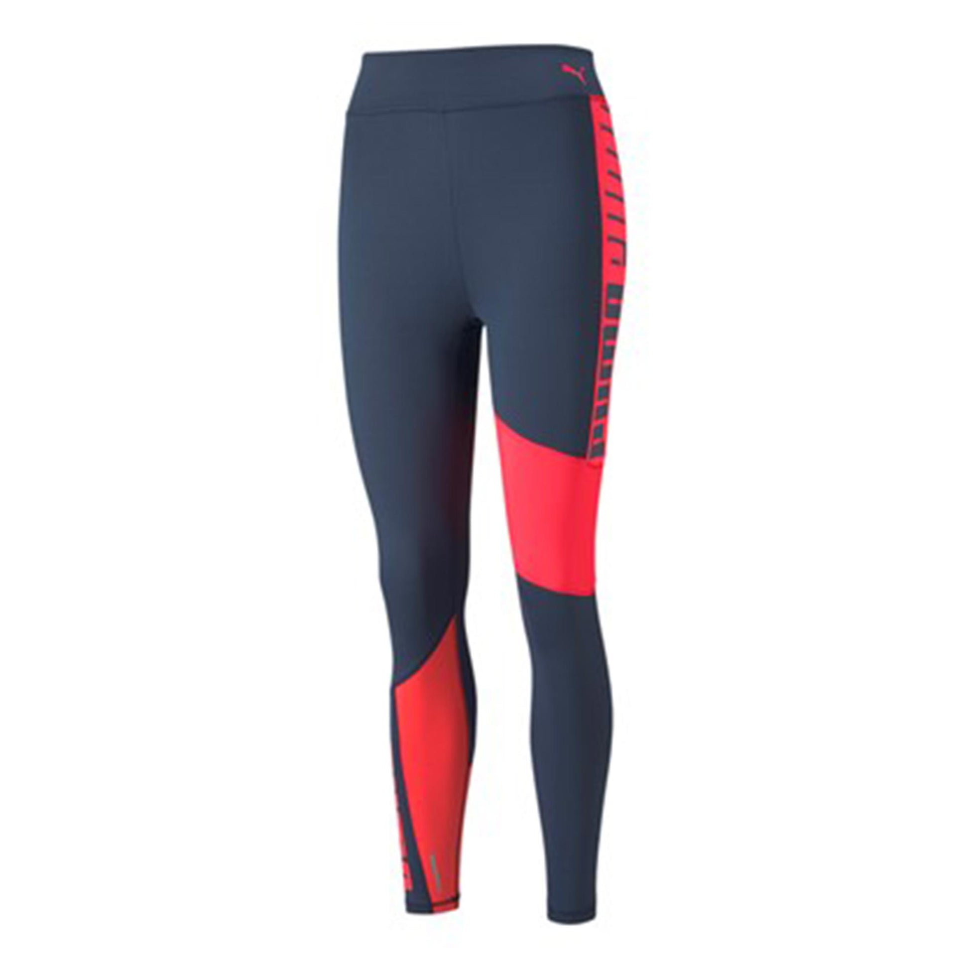 Puma Favorite Logo High Waist Tight Women - dark blue, coral