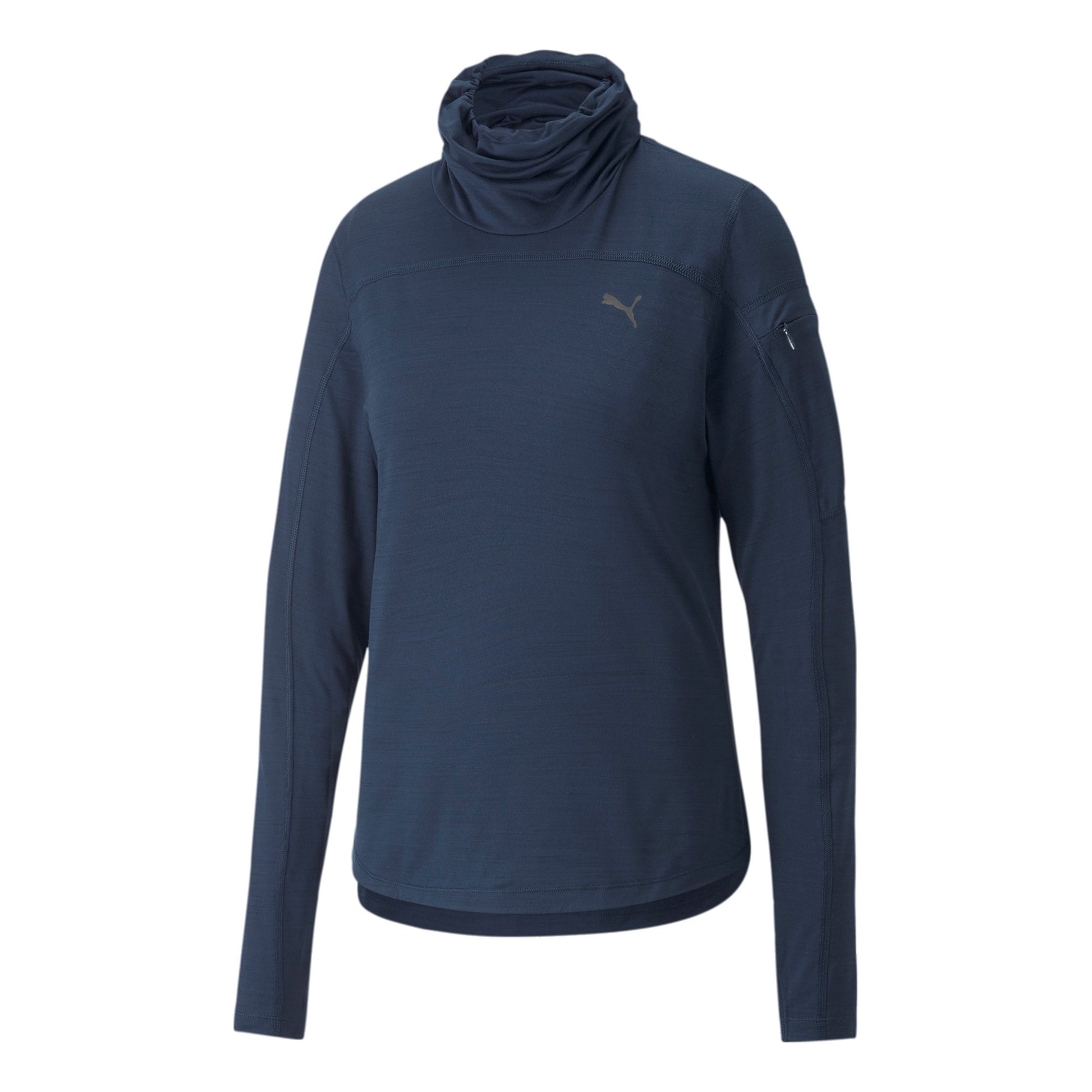Puma Cloudspun High Neck Longsleeve Damen-Dunkelblau