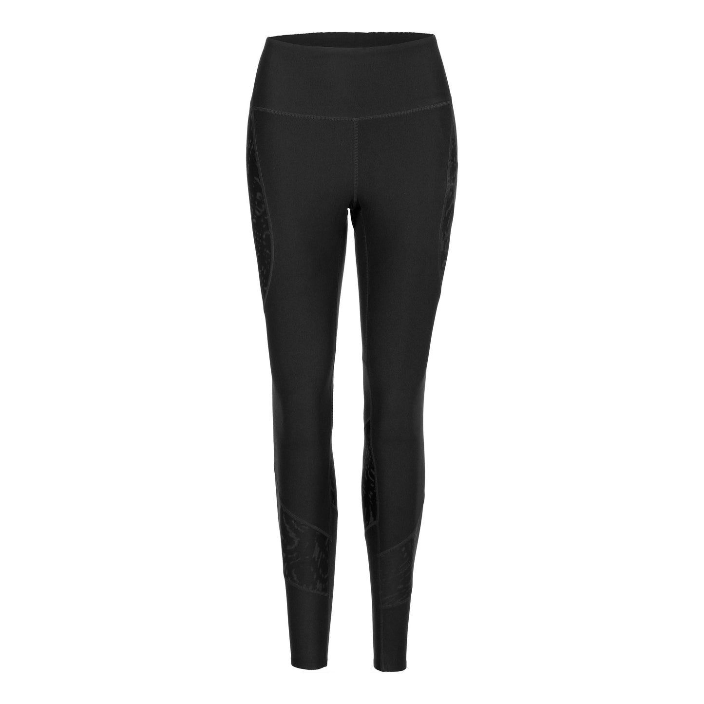 Puma Run All Over Print Brushed Ultraform Highwaist FL Lauftight Damen-Schwarz