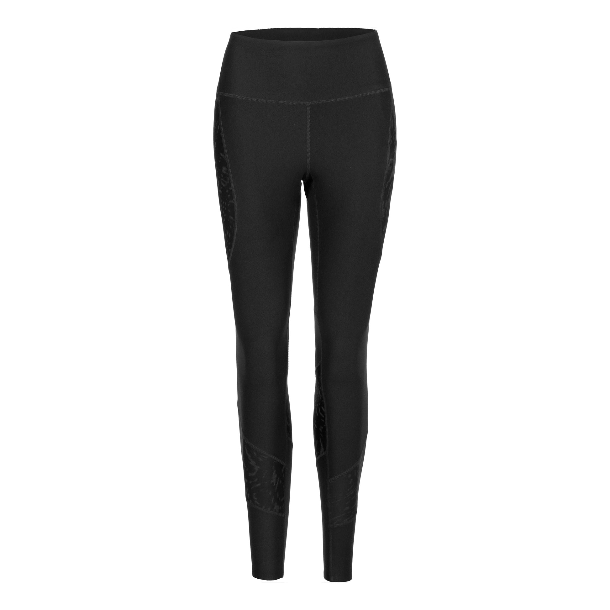 Puma Run All Over Print Brushed Ultraform Highwaist FL Lauftight Damen-Schwarz