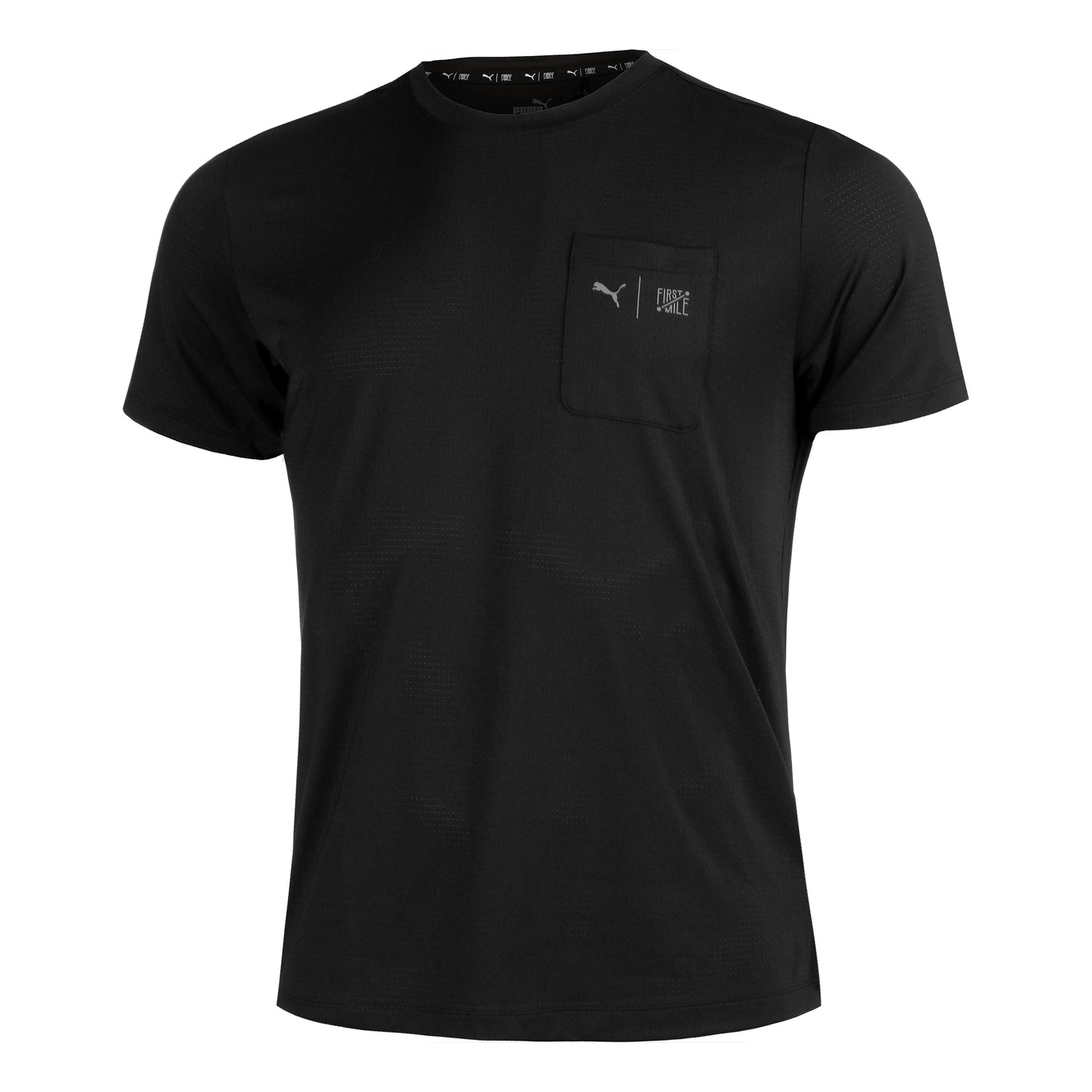 Puma First Mile Laufshirt Herren-Schwarz