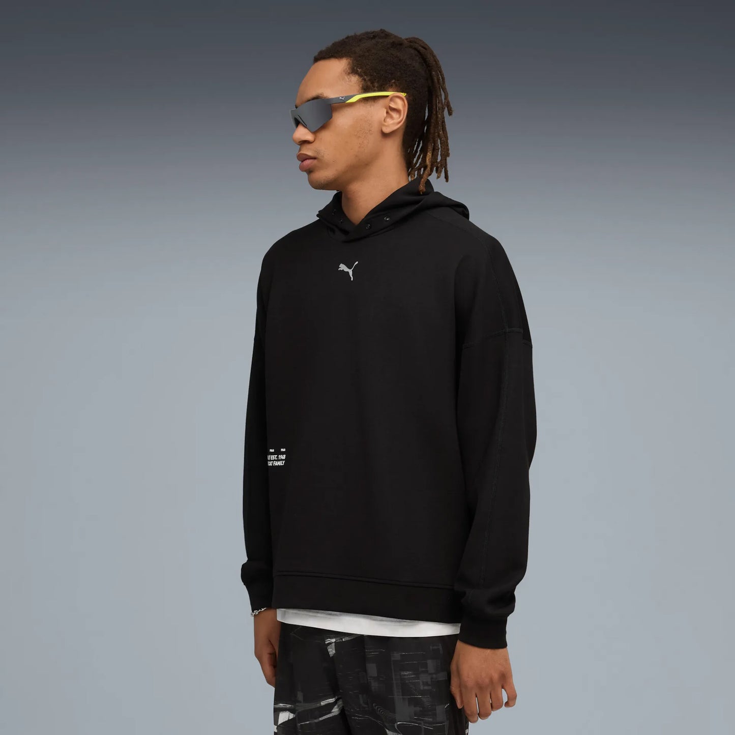 Puma Run Club Hoody-Black