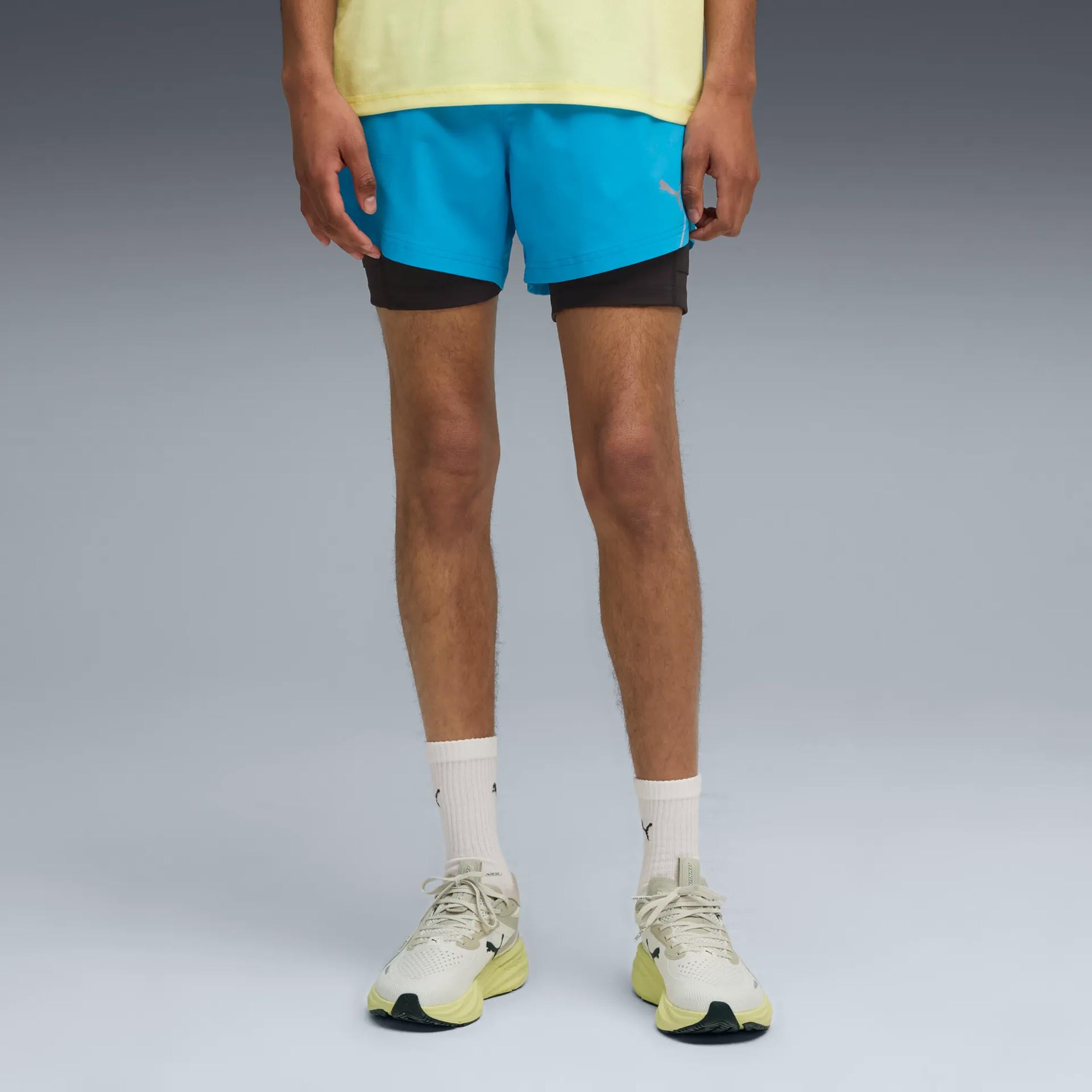Puma Ultraweave 2in1 5in Laufshorts Herren-Blau