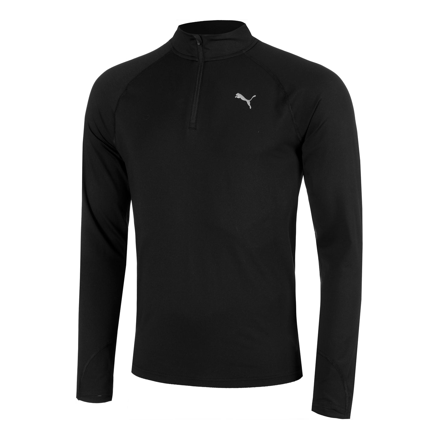 Puma Velocity Cloudspun 1/4 Zip Laufshirt Herren-Schwarz