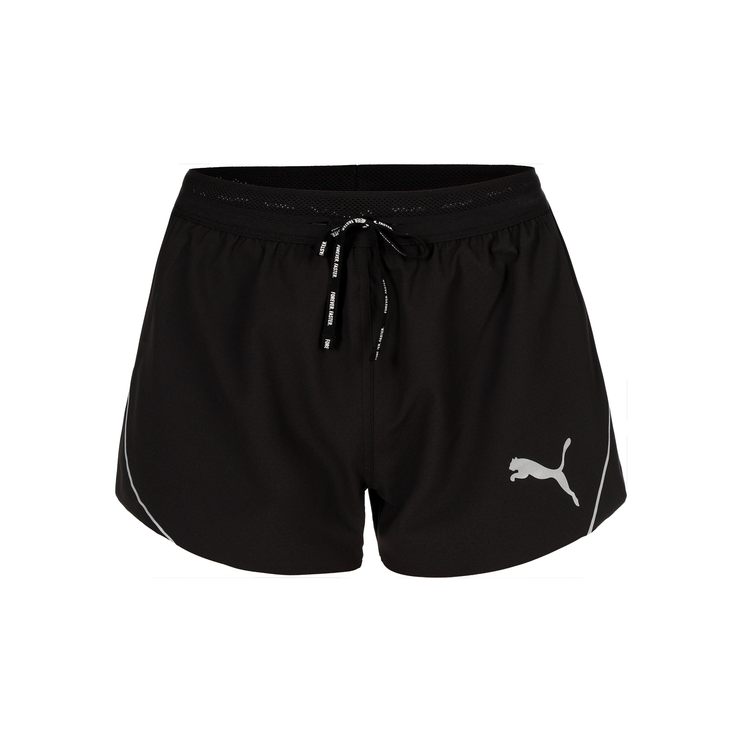 Puma Raceday Ultraweave 3in Split Running Shorts Women-Black