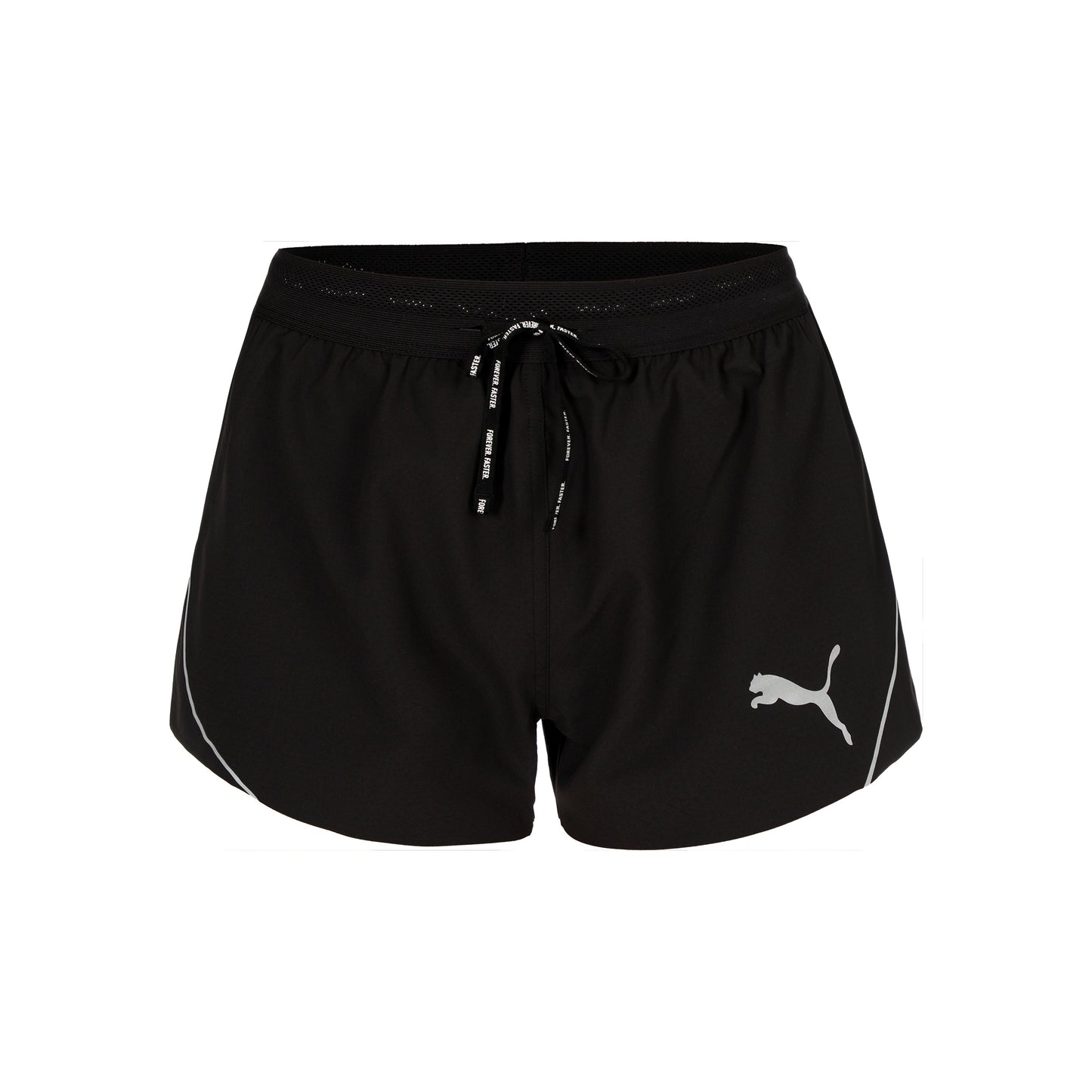 Puma Raceday Ultraweave 3in Split Running Shorts Women-Black
