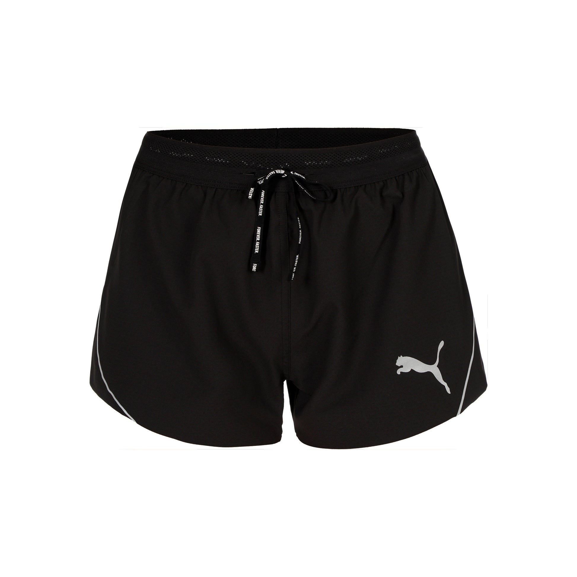 Puma Raceday Ultraweave 3in Split Running Shorts Women-Black