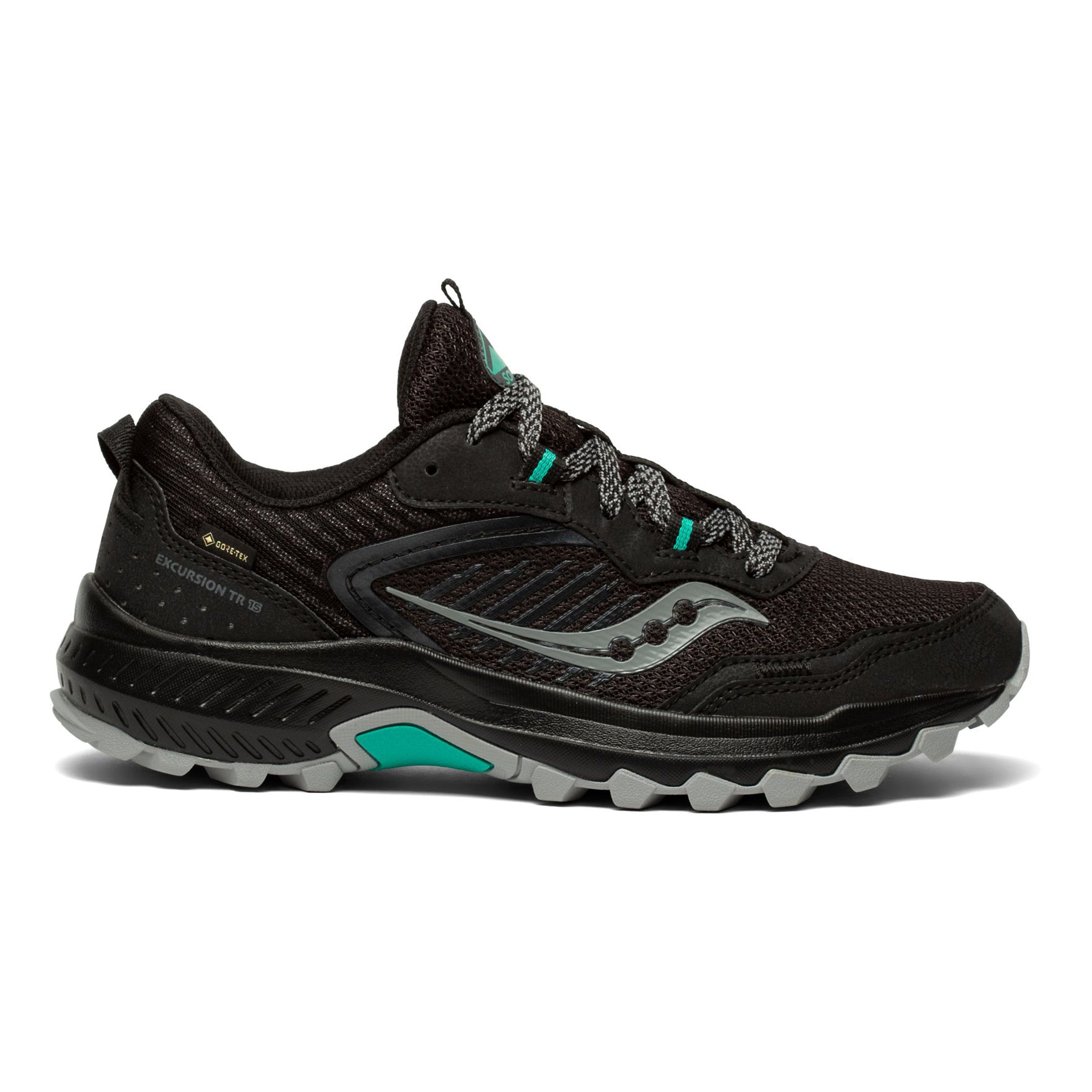 Saucony Excursion TR15 GTX Trail Running Shoe Women-Black,Grey