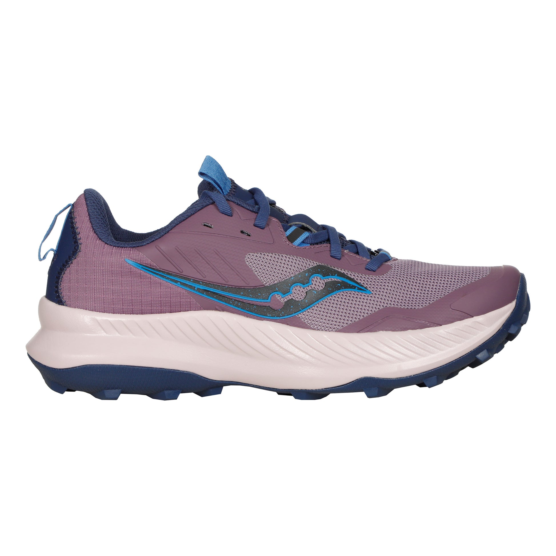 Saucony Blaze TR Trailschuh Damen-Flieder,Dunkelblau