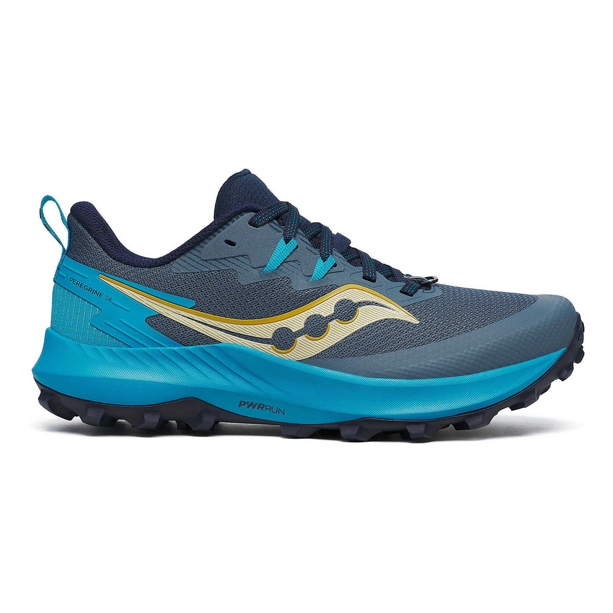 Saucony Peregrine 14 Trailschuh Damen - dunkelgrau, blau