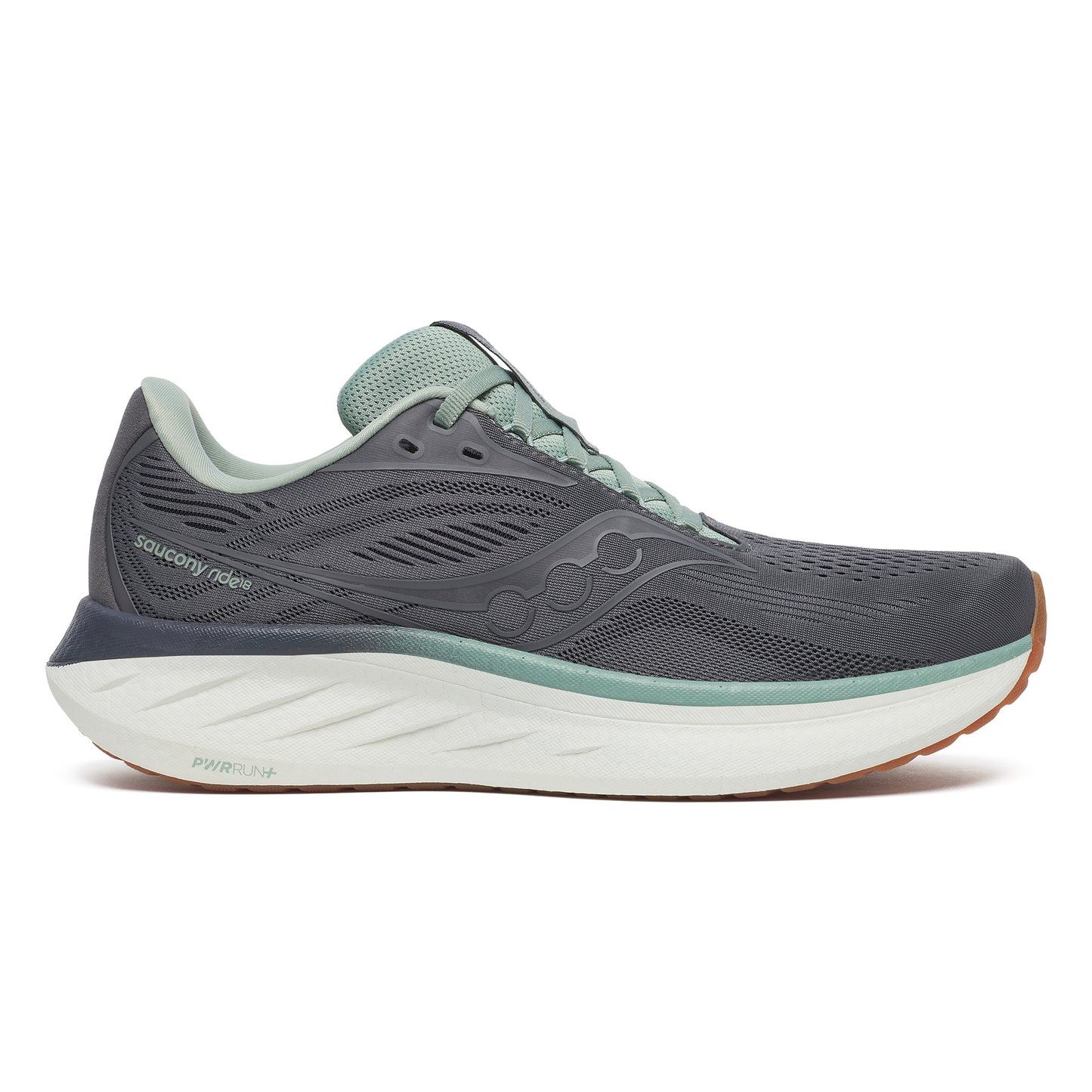 Saucony Ride 18 Neutralschuh Herren-Grau,Hellgrün
