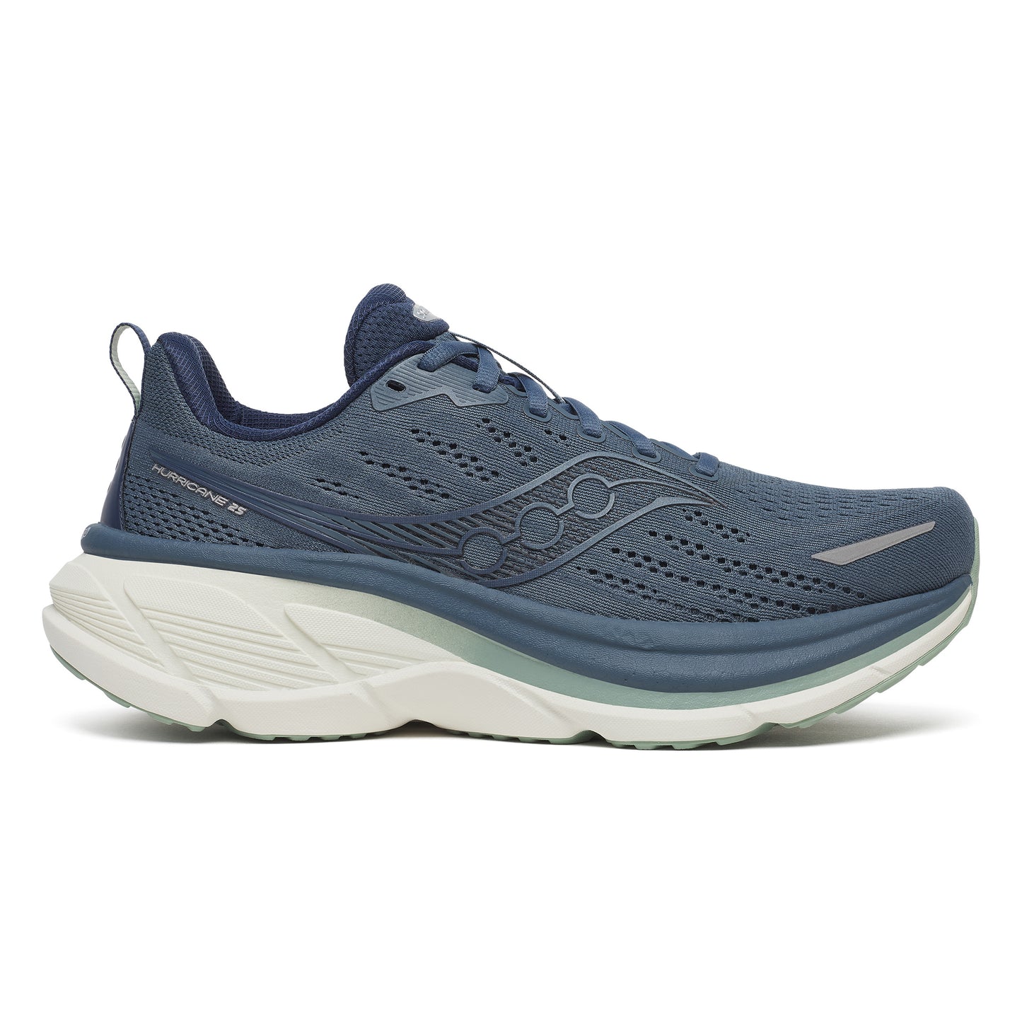 Saucony Hurricane 25 Stability running shoe Men-blue grey, light green