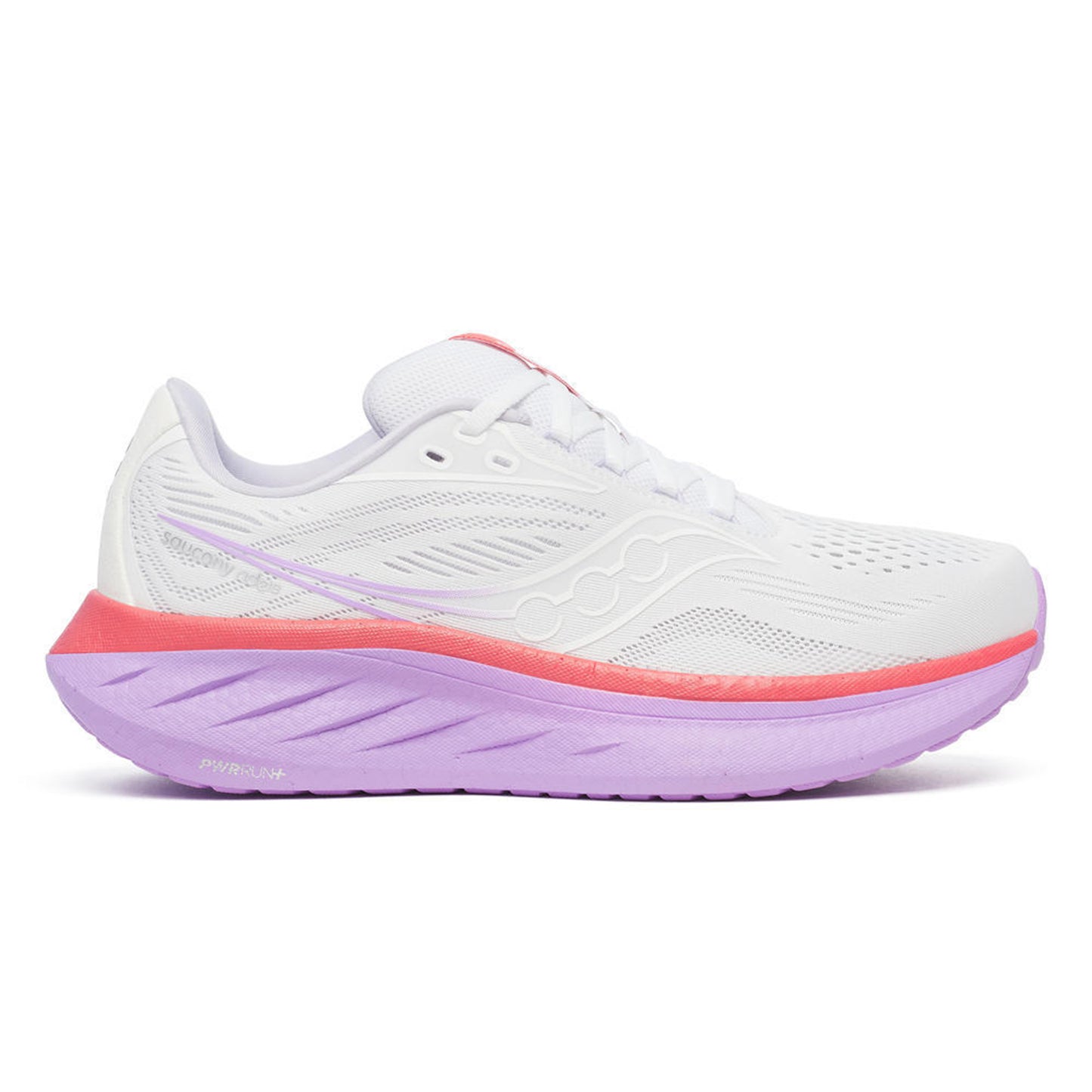 Saucony Ride 18 Neutralschuh Damen-weiß,koralle
