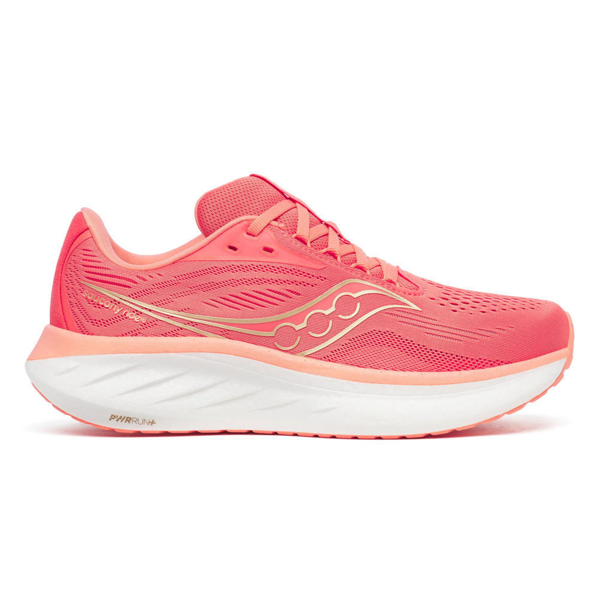 Saucony Ride 18 Neutralschuh Damen-Koralle,Orange