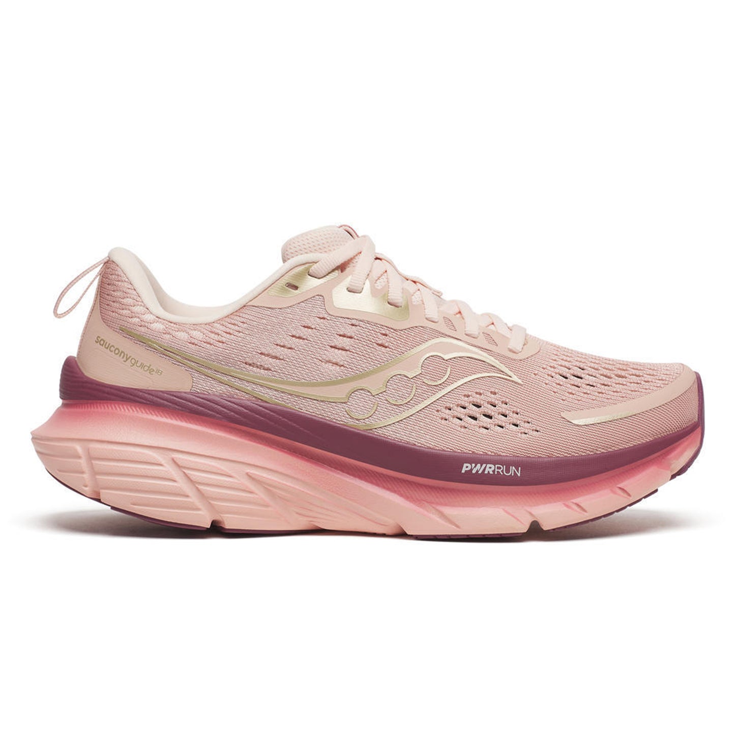 Saucony Guide 18 Stability Running Shoe Women-Pink