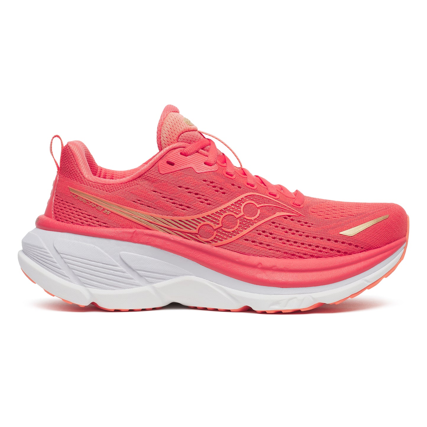 Saucony Hurricane 25 Stability running shoe Women-coral, violet