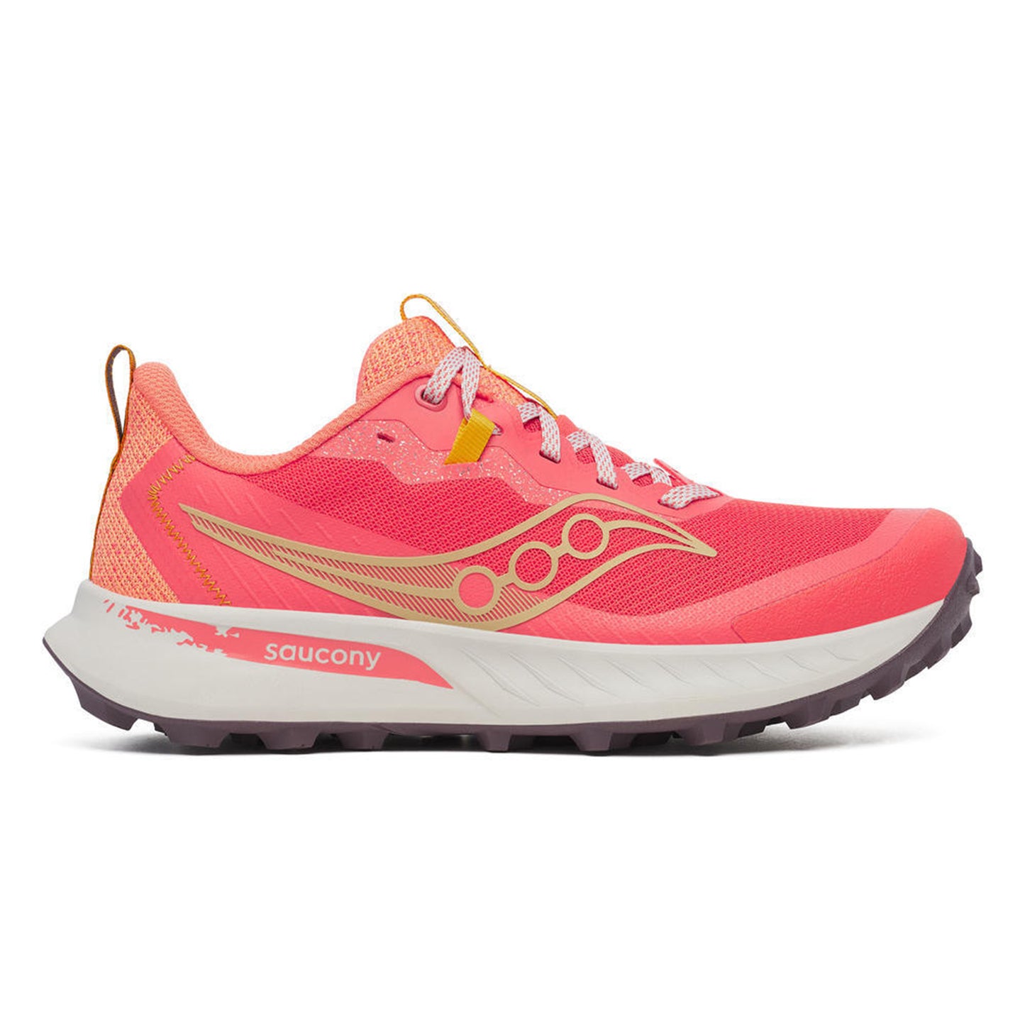 Saucony Peregrine 15 Trailschuh Damen-Koralle,Orange