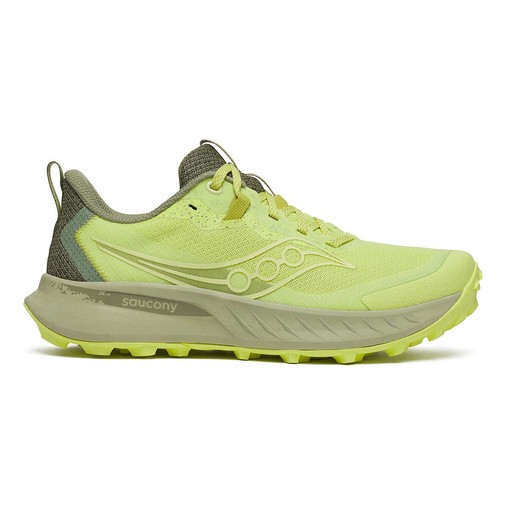 Saucony Peregrine 15 Trail Running Shoe Women-Yellow,Green