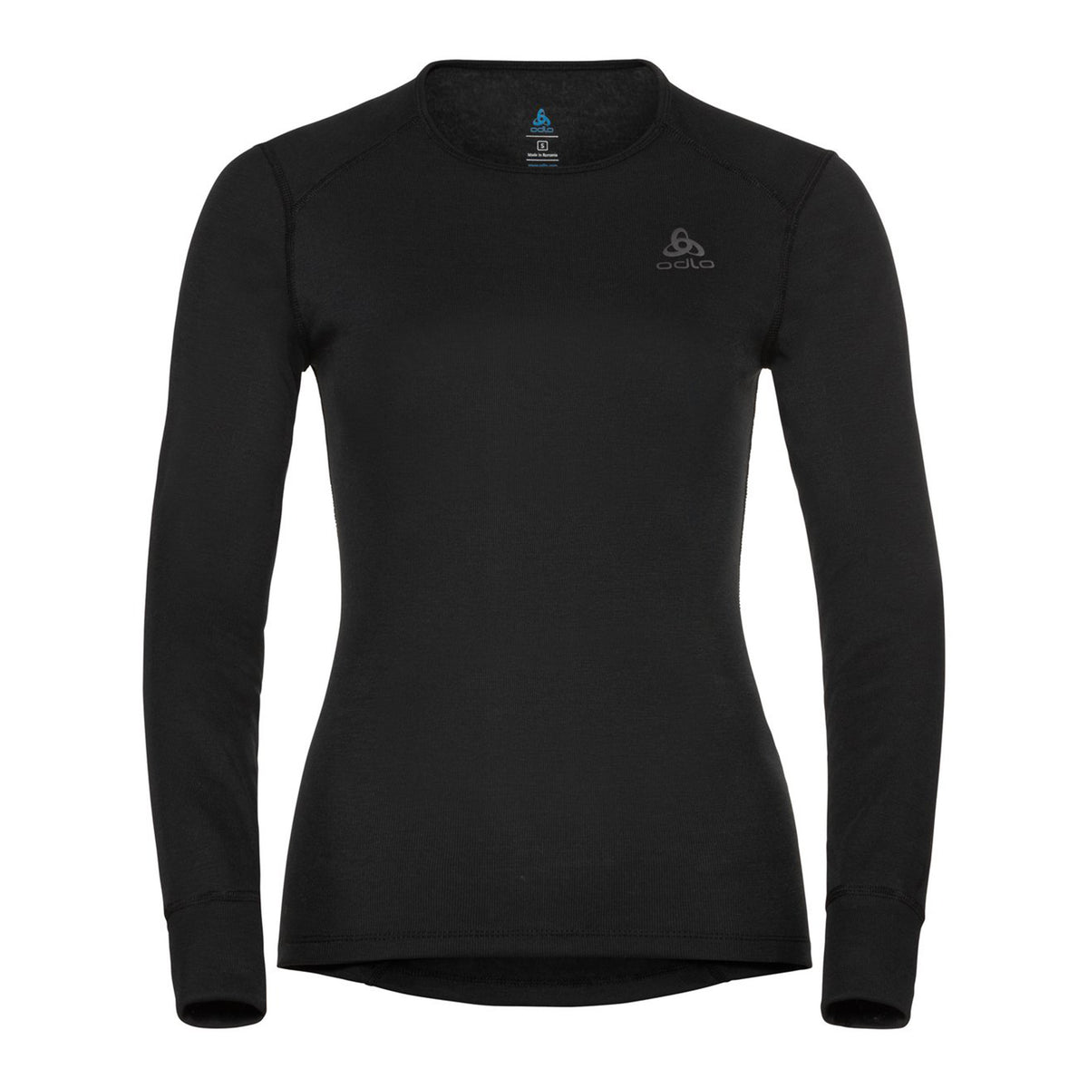Odlo Active Warm Eco BI Top Crew Neck Longsleeve Damen-Schwarz