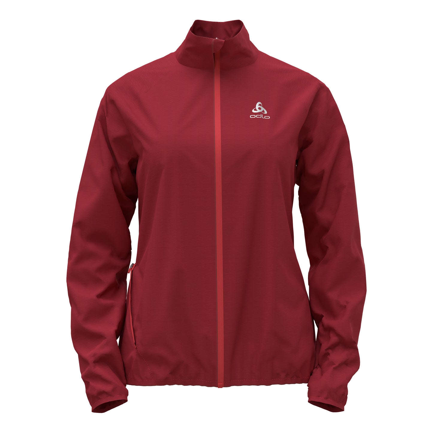 Odlo Zeroweight Running jacket Women - red,