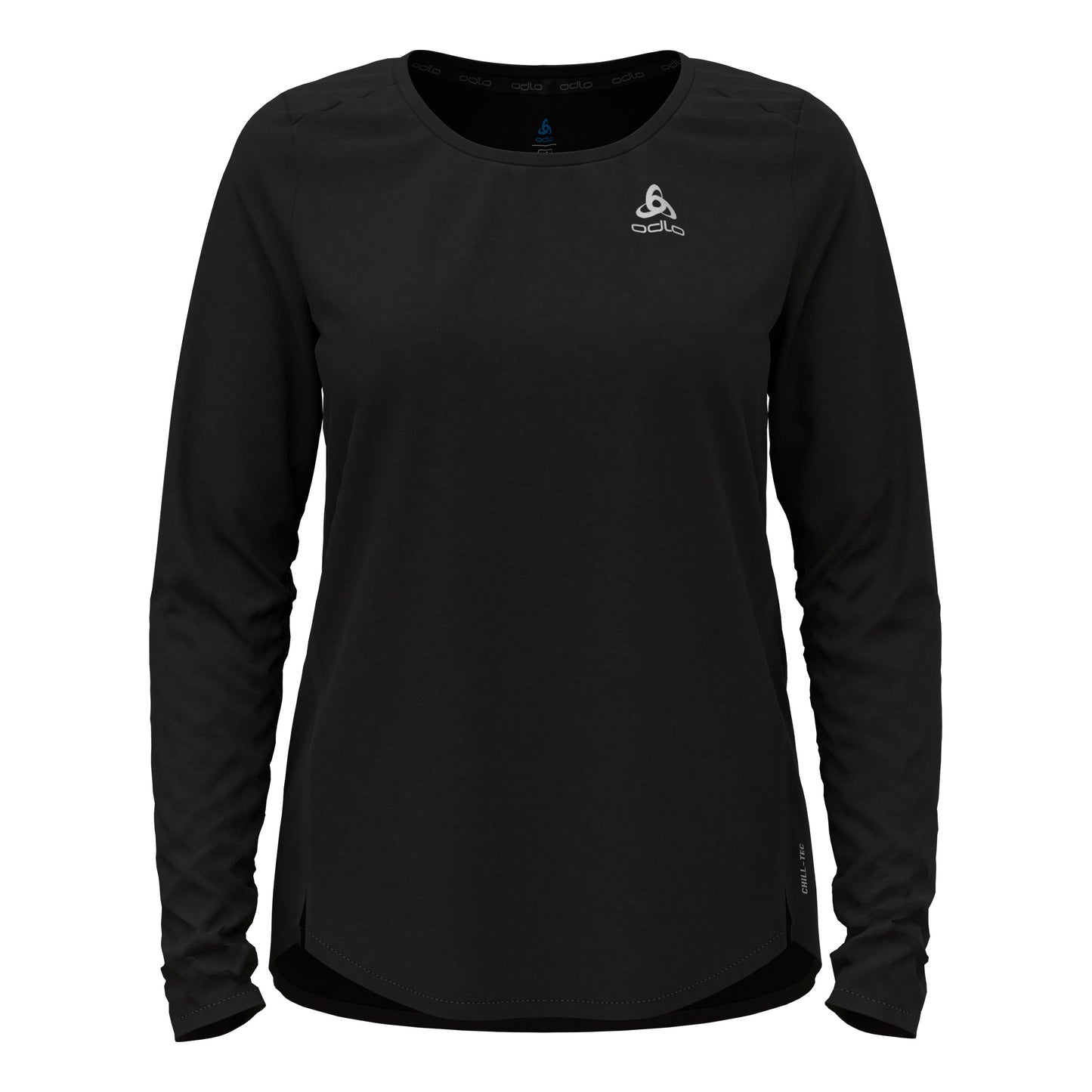 Odlo Crew Neck Chill-Tech Longsleeve Damen - schwarz,