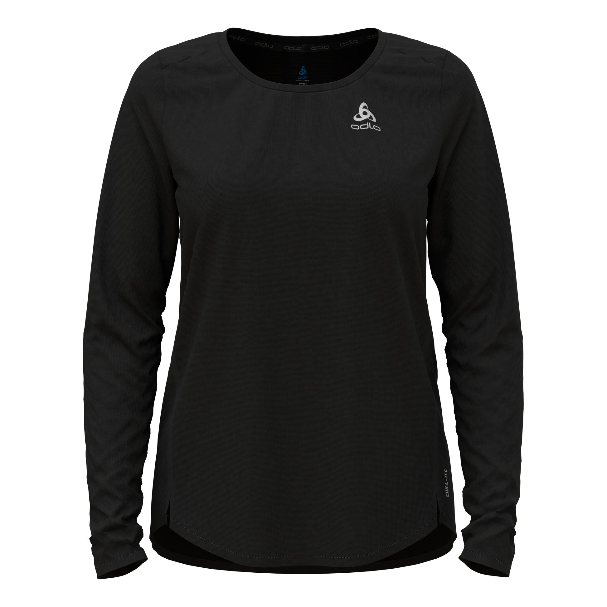 Odlo Crew Neck Chill-Tech Longsleeve Damen - schwarz,