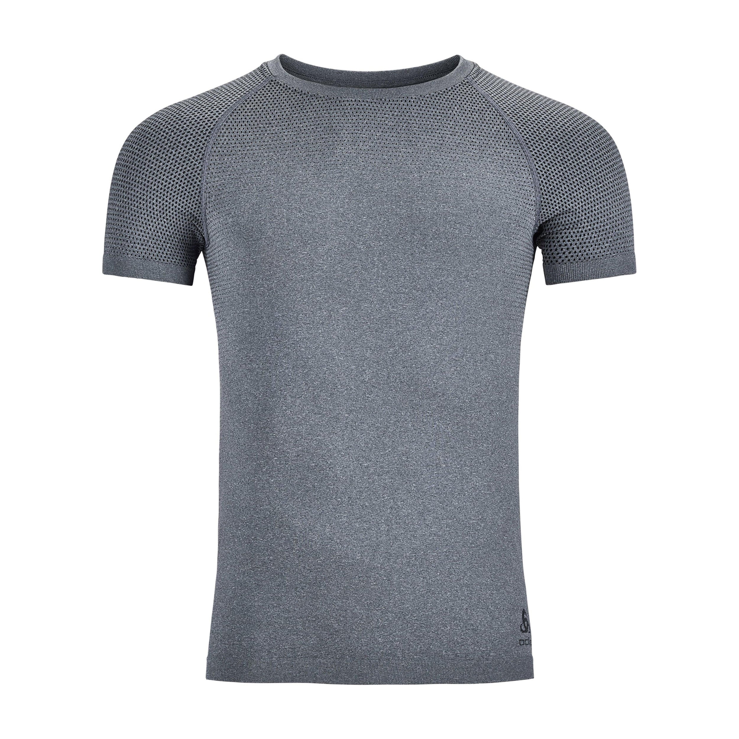 Odlo BL Top Crew Neck Shortsleeve Performance Light Eco Running Shirt Men-Grey