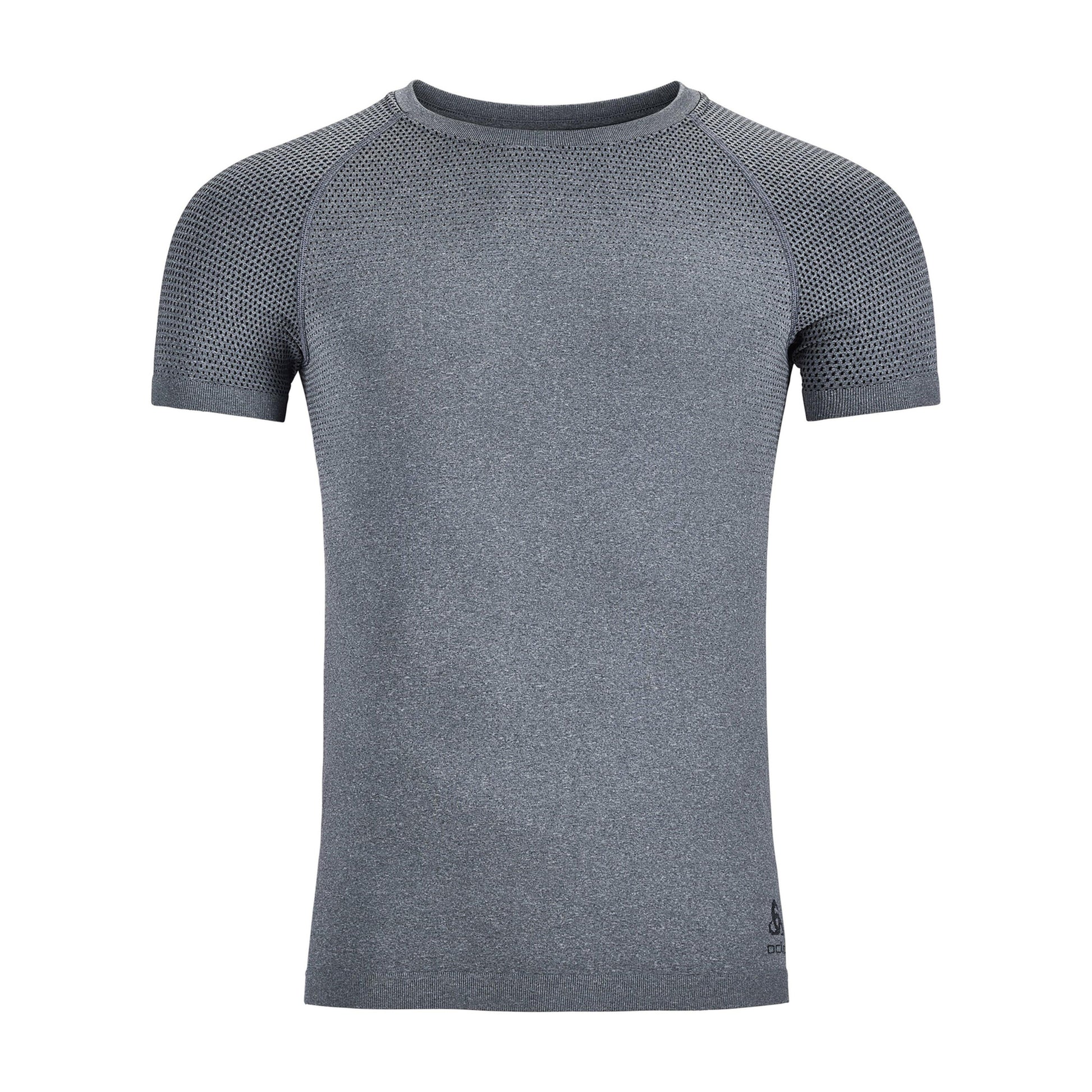 Odlo BL Top Crew Neck Shortsleeve Performance Light Eco Running Shirt Men-Grey