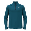Essential 1/2 Zip Running shirt Men-blue